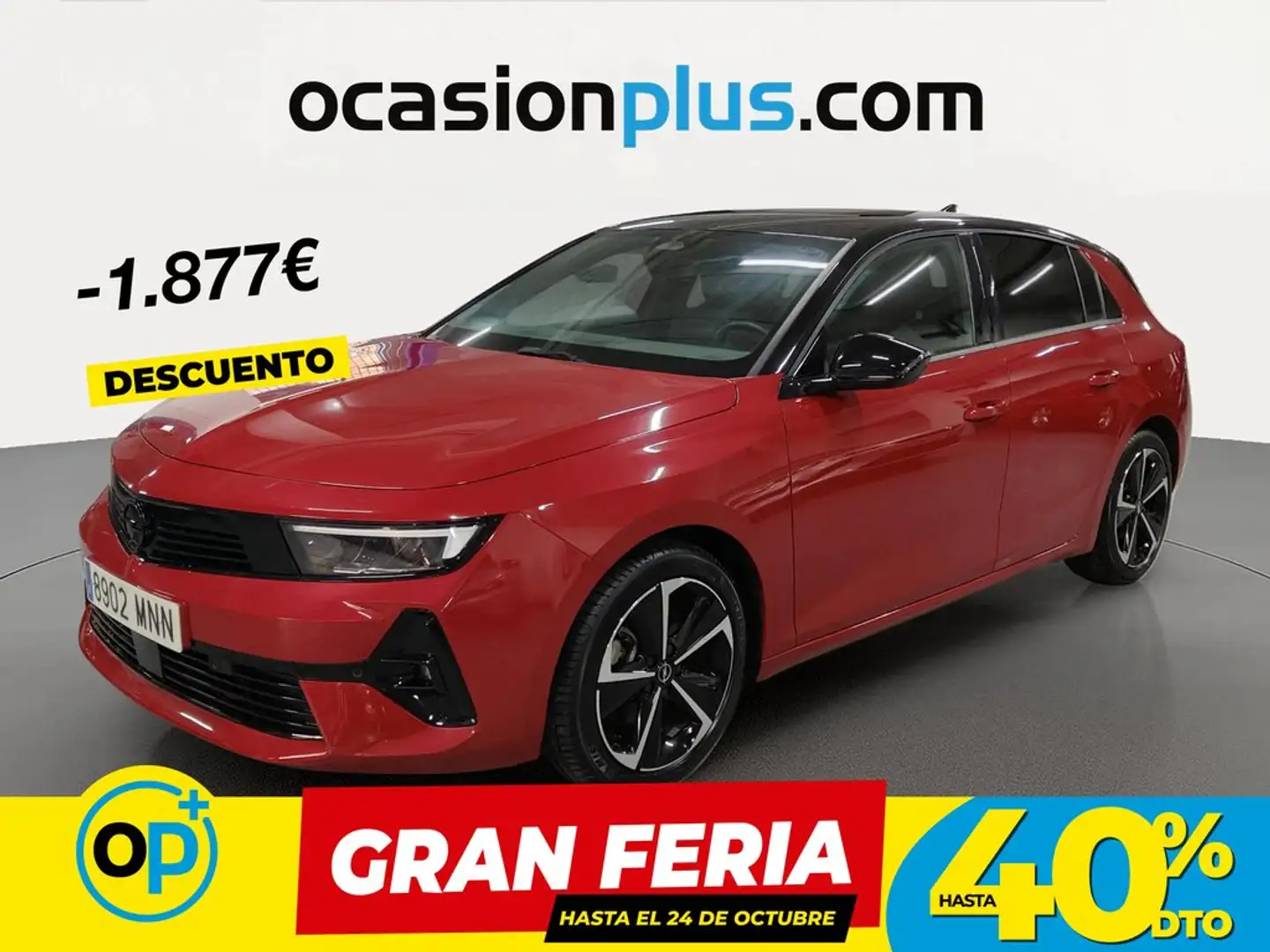 Opel Astra 1.5D DTH S/S GS Aut. 130 Rojo - 1