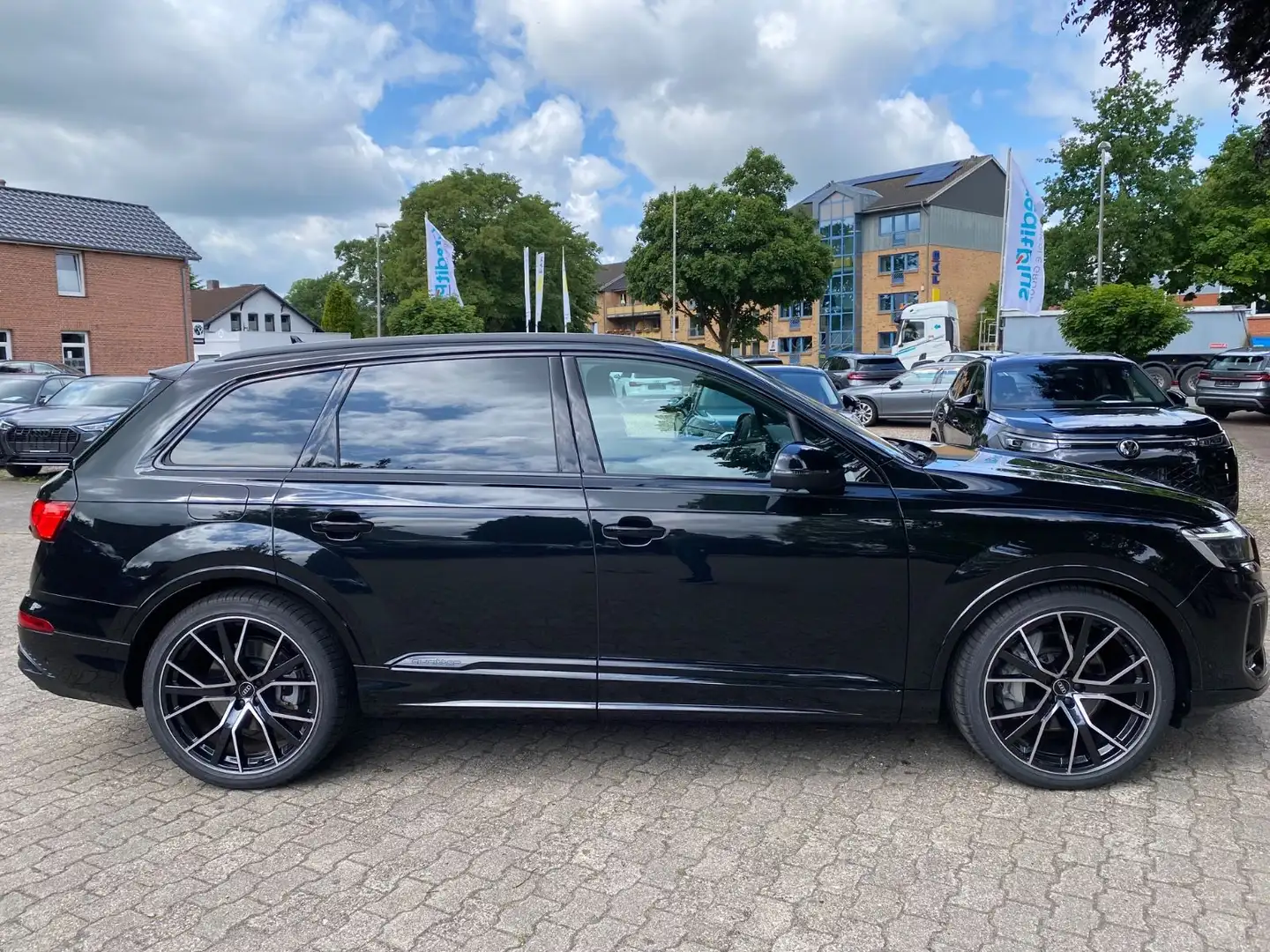 Audi Q7 50 TD  S line Pano Allradlenkung 22 Z Zwart - 2