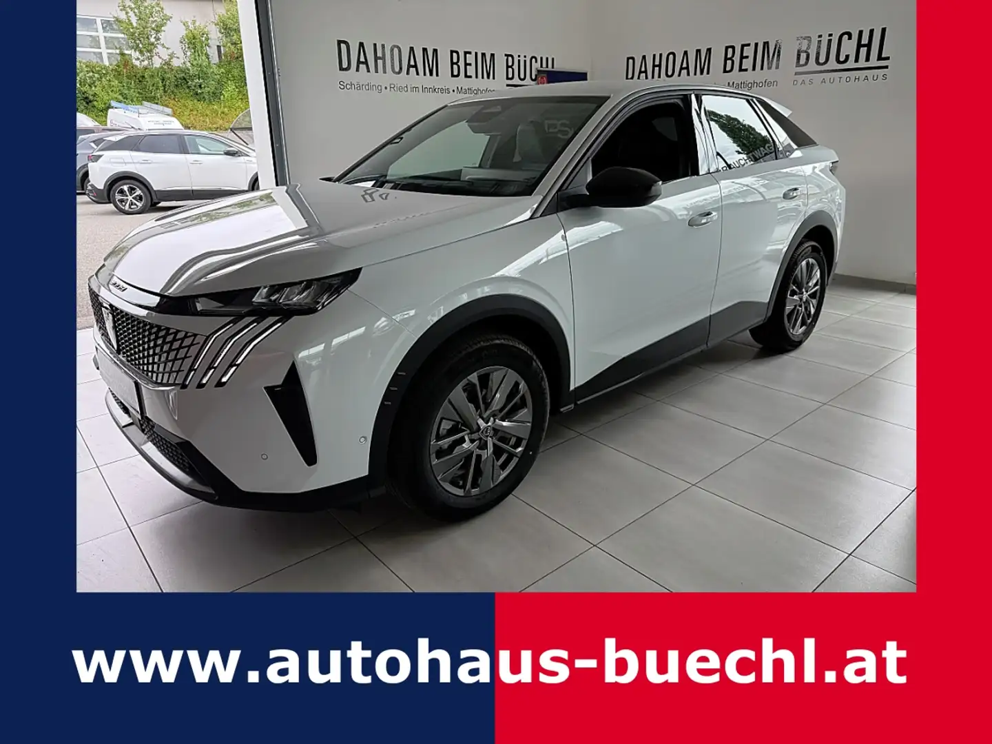 Peugeot 3008 Allure Hybrid 145 e-DCS6 Weiß - 1