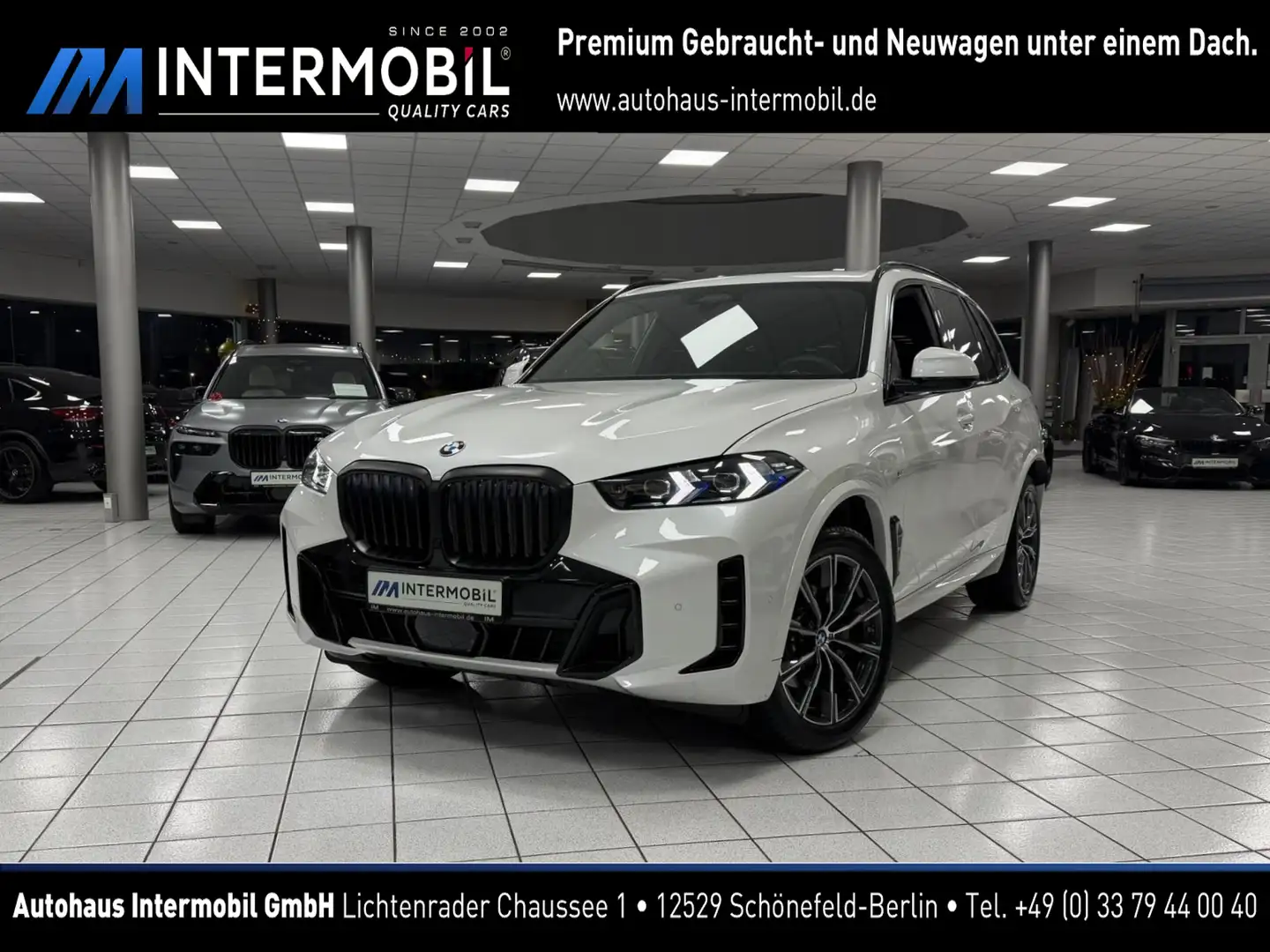 BMW X5 xDrive30d M-Sport*PANO*HUD*H-K*SOFT*KEYL*AHK* Weiß - 1