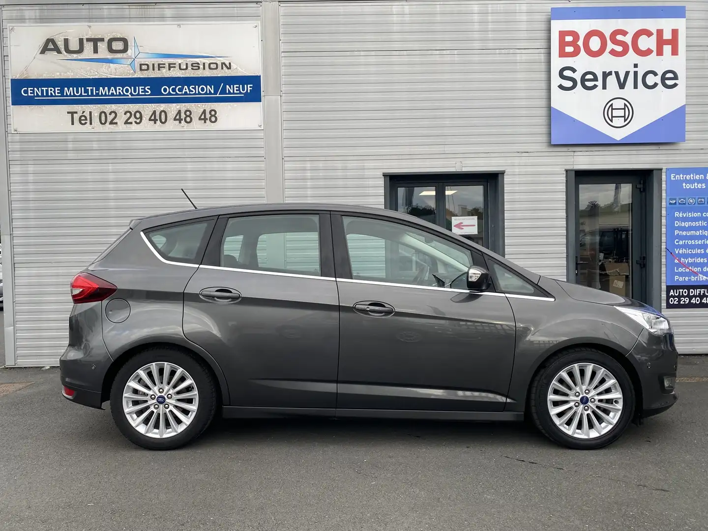 Ford C-Max 1.5 TDCI 120CV STOP\u0026START TITANIUM Gris - 1