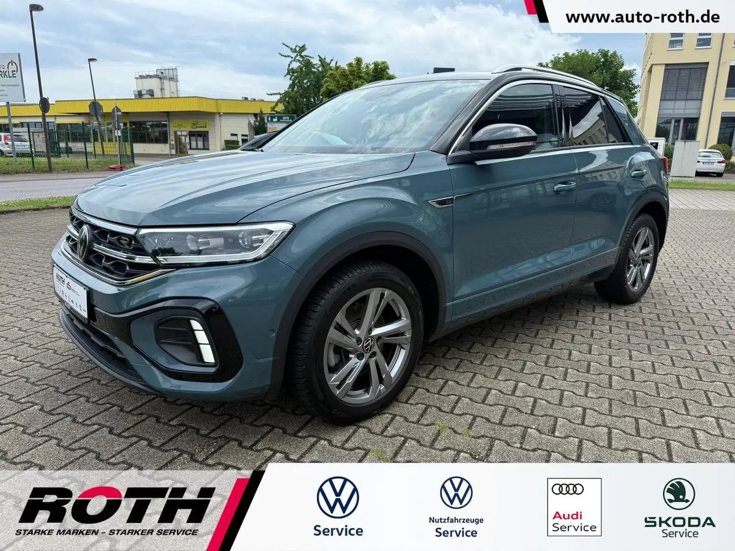 Volkswagen T-Roc 2.0 TDI R-Line *Navi*Kamera*AHK*ACC* Azul - 1