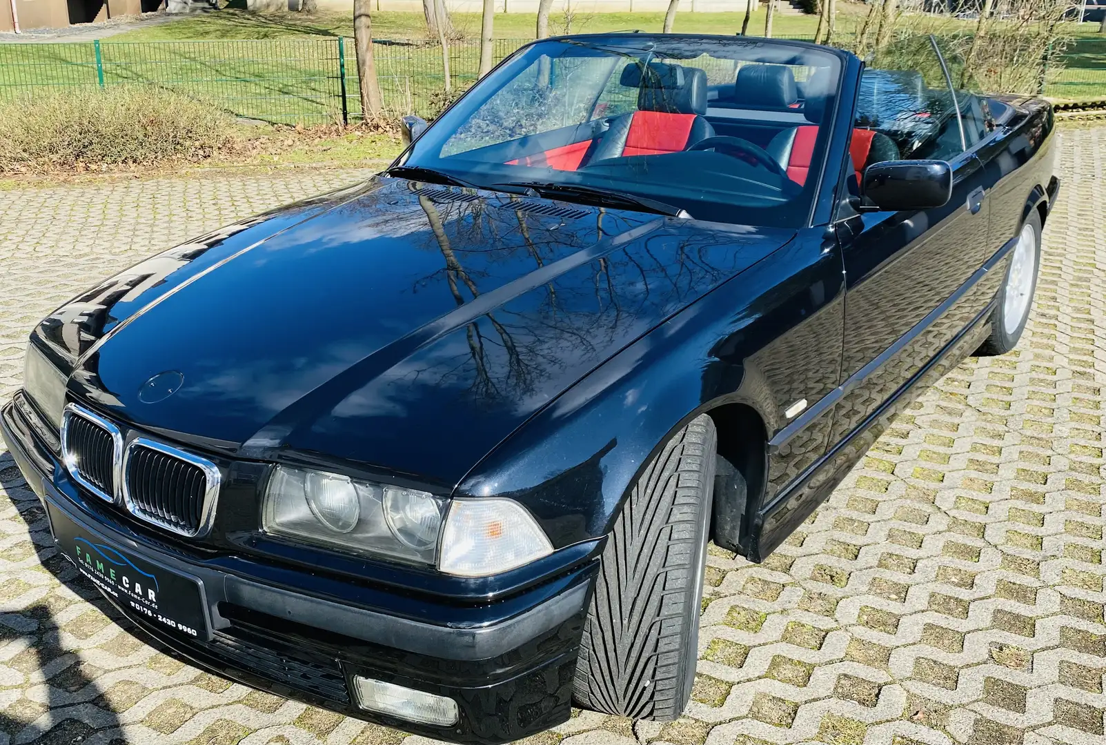 BMW 320 320i CABRIO E36 - TOP AUSSTATTUNG - FINANZIERUNG - Noir - 2
