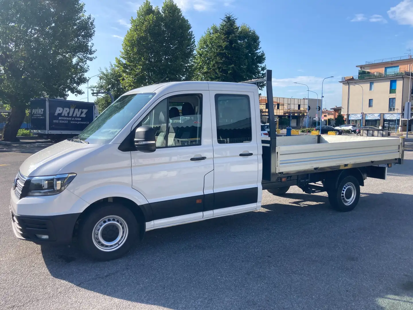 Volkswagen Crafter 140 TDI - CASSONE FISSO - DOPPIA CABINA Wit - 2