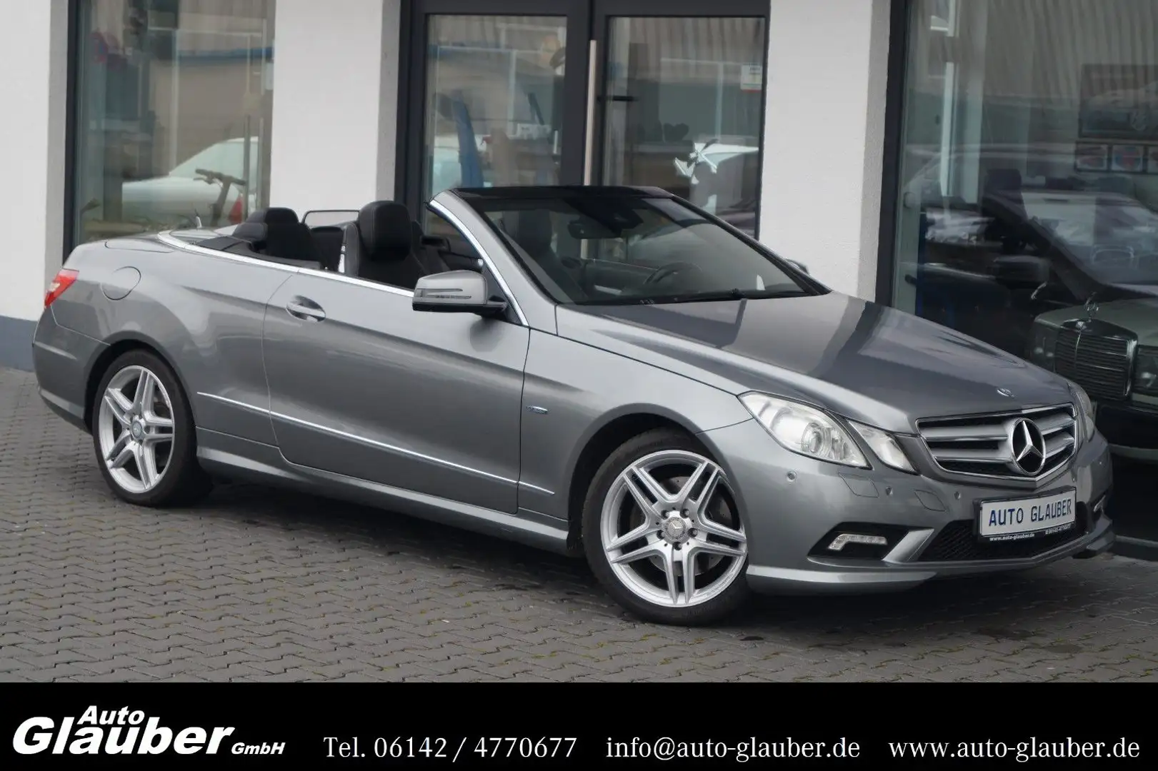 Mercedes-Benz E 250 CDI BE/Cabrio/AMG/Xenon/Navi/Leder/2.Hand Silber - 1