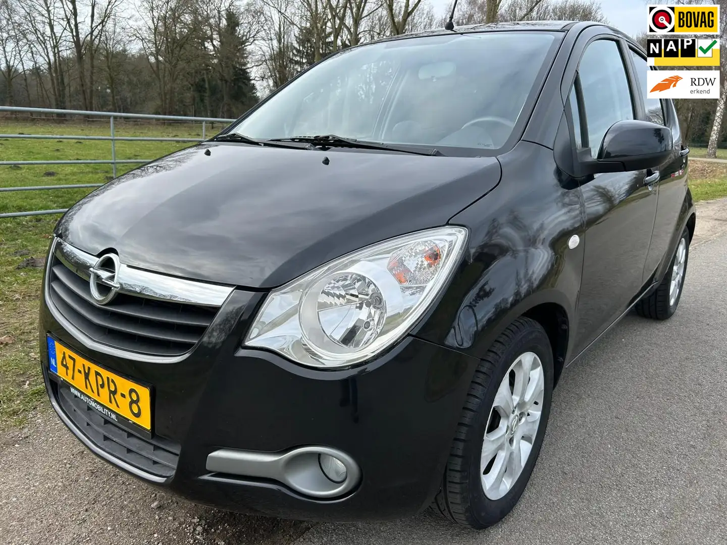 Opel Agila 1.2 Edition top onderhouden 1ste eigenaar Schwarz - 1