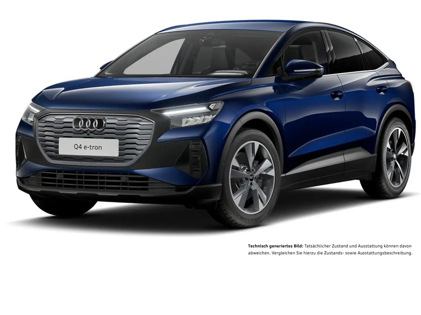 Audi Q4 e-tron Sportback 45 AHK 360°CAM LM20 E-KLAPPE Blau - 2