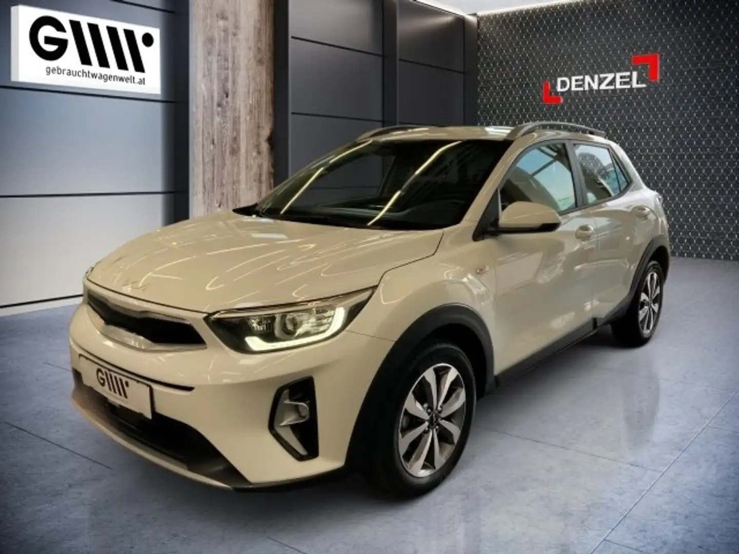 Kia Stonic 1,0 TGDI GPF ISG Silber DCT Aut. Weiß - 1