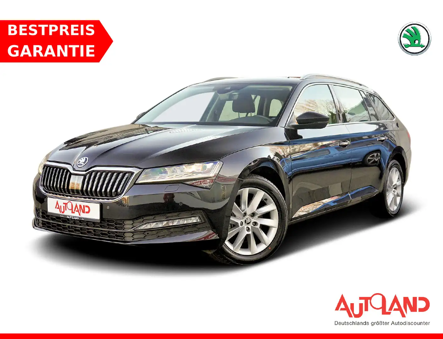 Skoda Superb Combi 2.0 TSI DSG LED Navi Sitzheizung Zwart - 1