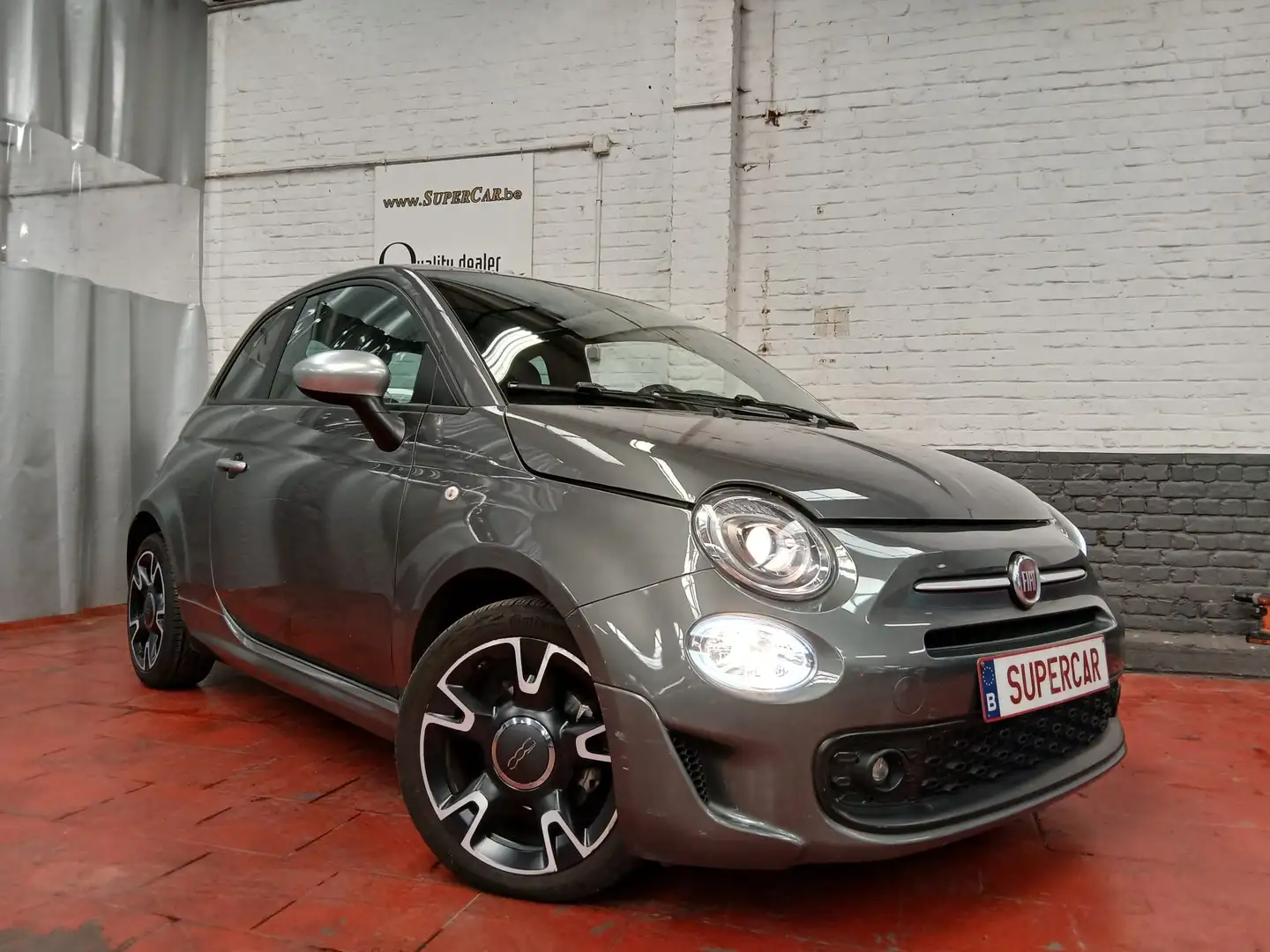 Fiat 500 500 1.0i MHEV Lounge* TOIT PANO* GPS*272 X 60* Gris - 1