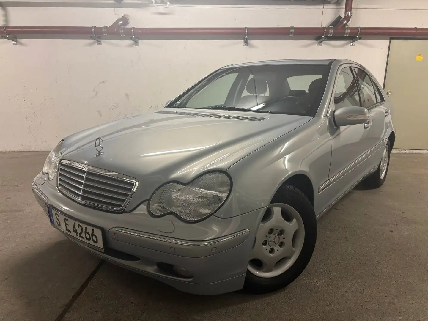 Mercedes-Benz C 200 KOMPRESSOR ELEGANCE|LEDER|NAVI|PDC|S-HEFT| Blau - 2