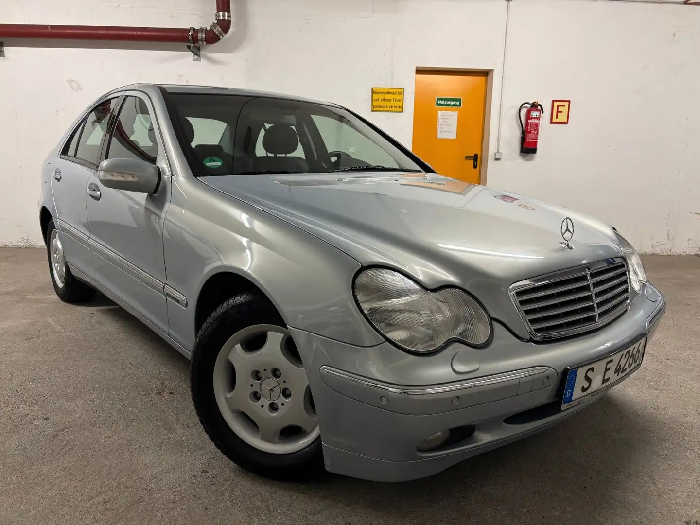 Mercedes-Benz C 200 KOMPRESSOR ELEGANCE|LEDER|NAVI|PDC|S-HEFT| Blau - 1