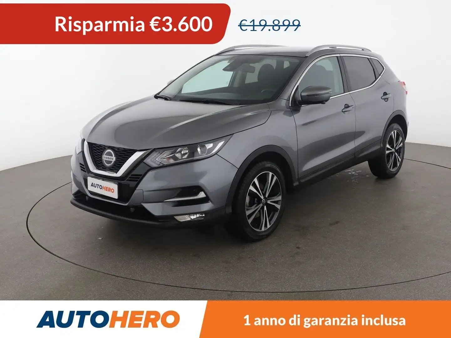 Nissan Qashqai 1.3 DIG-T N-Connecta 160 CV DCT Grey - 1