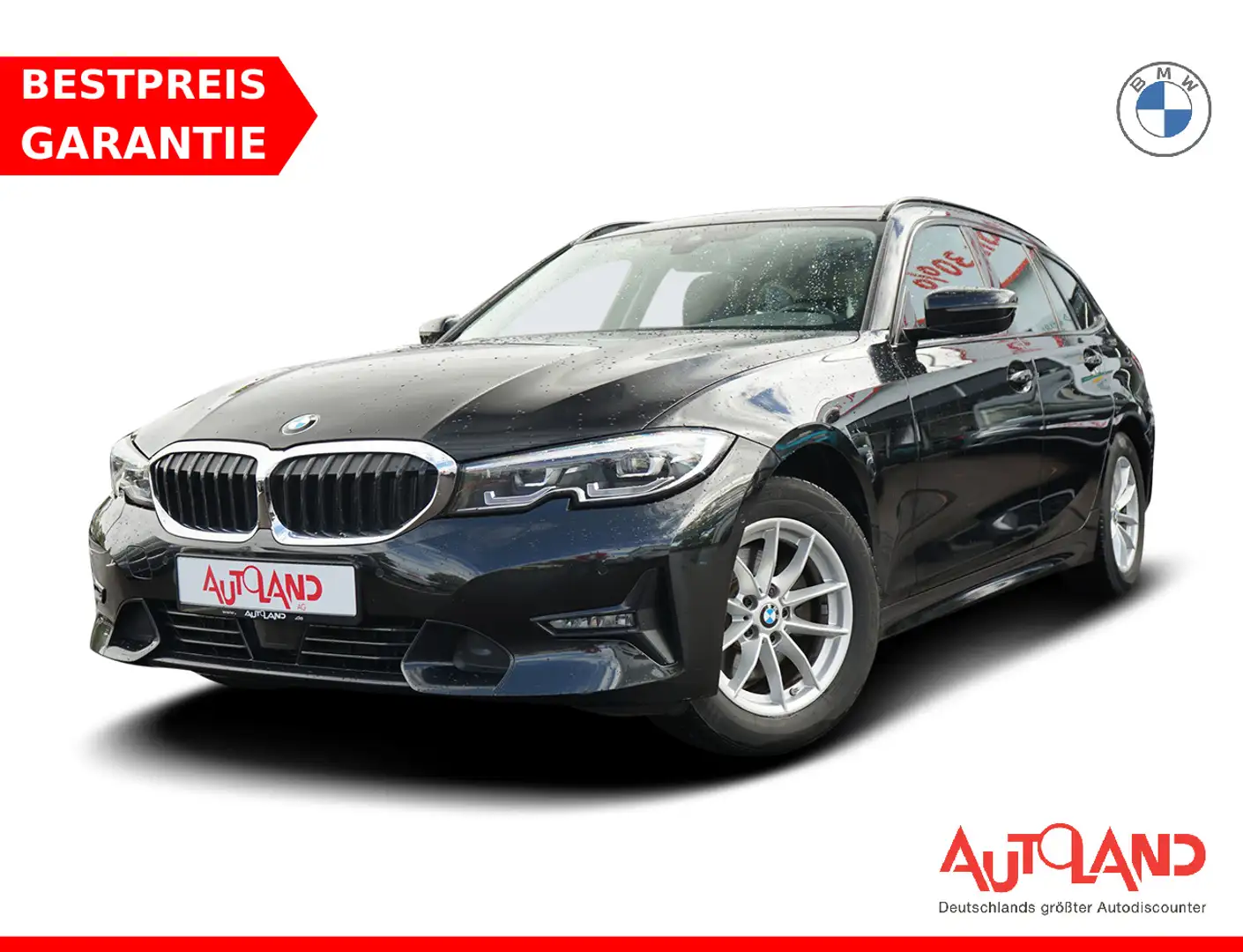 BMW 320 320d Touring Sport Line LED Navi Panorama ACC Noir - 1