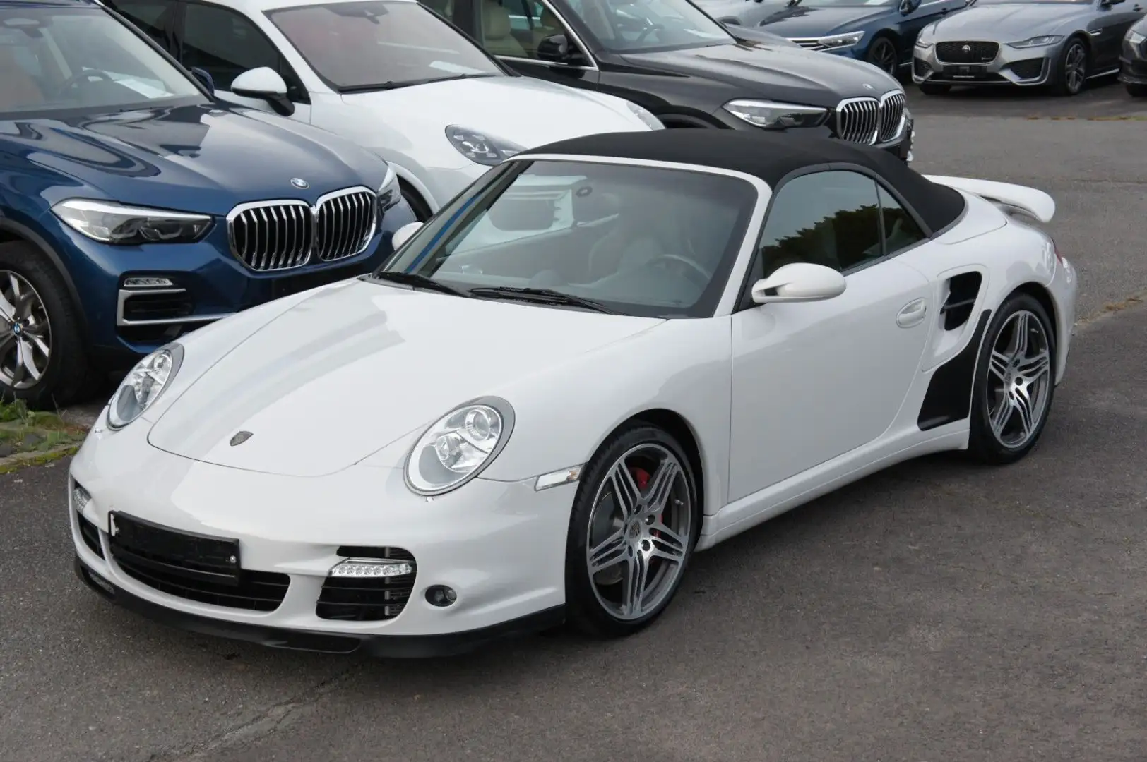 Porsche 997 Turbo Cabrio*CHRONO*BOSE*KREIDE*EX-FRENTZEN* Gris - 1