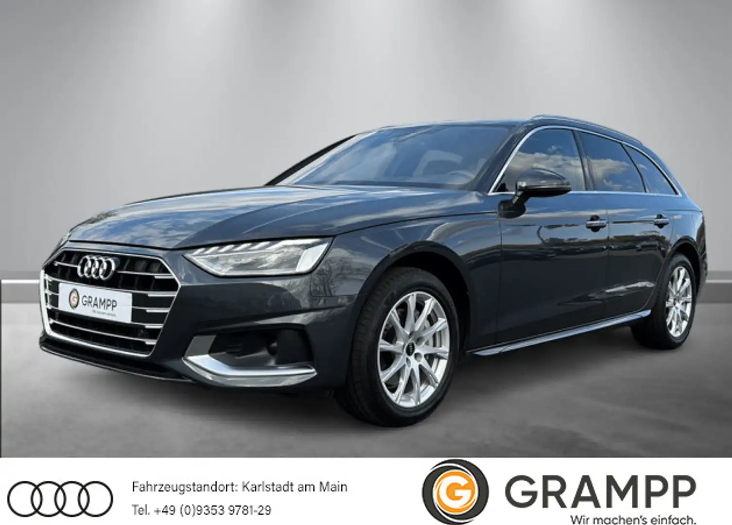 Audi A4 Advanced 40 TDI S-tronic +LEDER+VIRTUAL Gris - 1