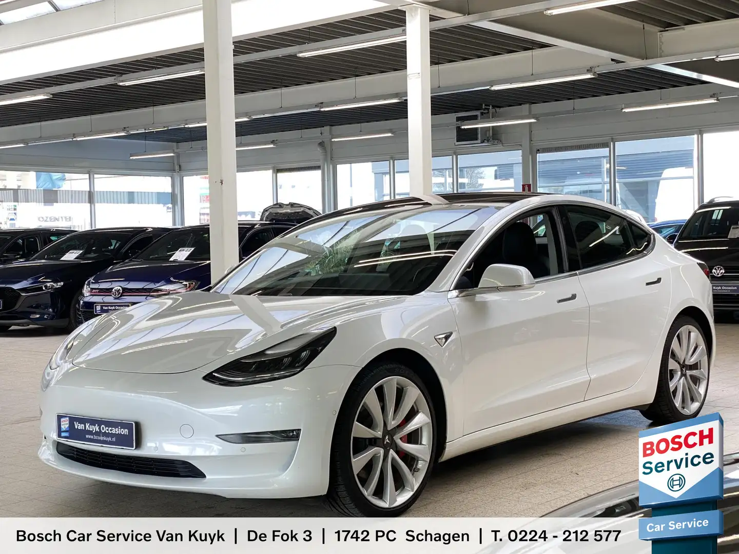 Tesla Model 3 Performance 75 kWh INCL.BTW / NL-Auto / 462 Pk / V Weiß - 1