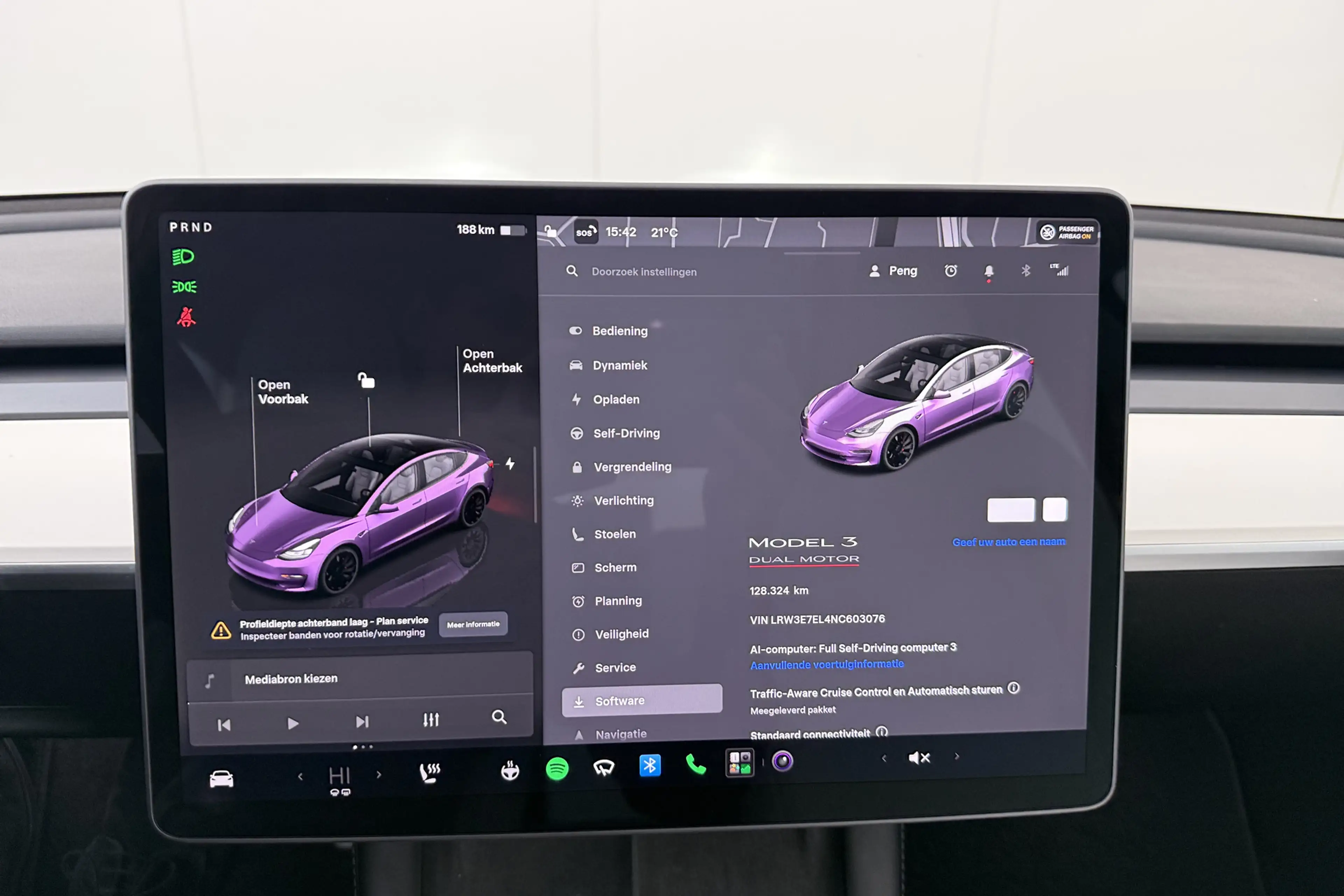 Tesla Model 3 Performance AWD 75 kWh 463 PK 20'LMV Pano-Dak FSD — photo 21