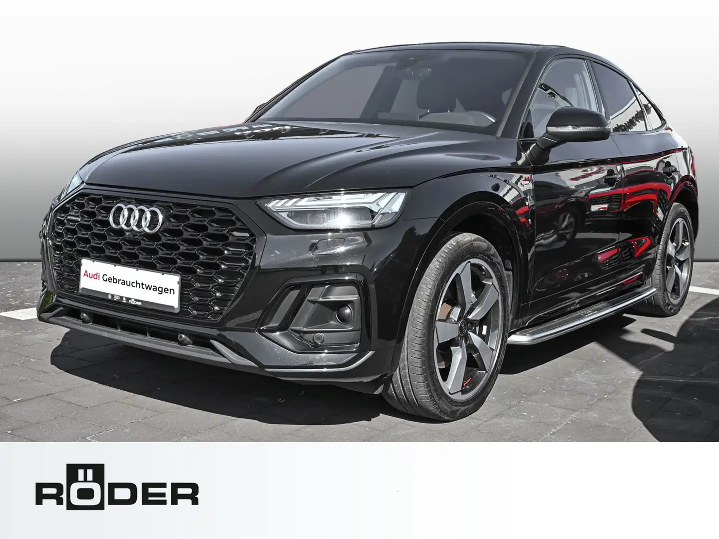 Audi Q5 Sportback 40 TFSI quattro S line Zwart - 1