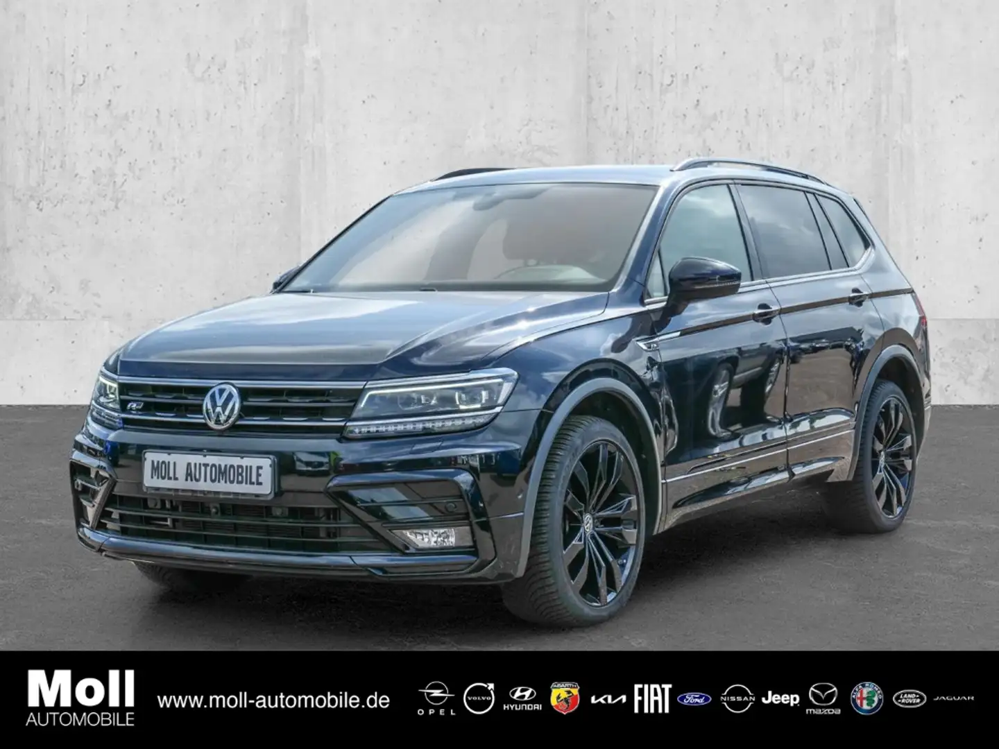 Volkswagen Tiguan Allspace R-Line 4Motion 2.0 TDI EU6d-T AD El. Panodach Navi Чорний - 1