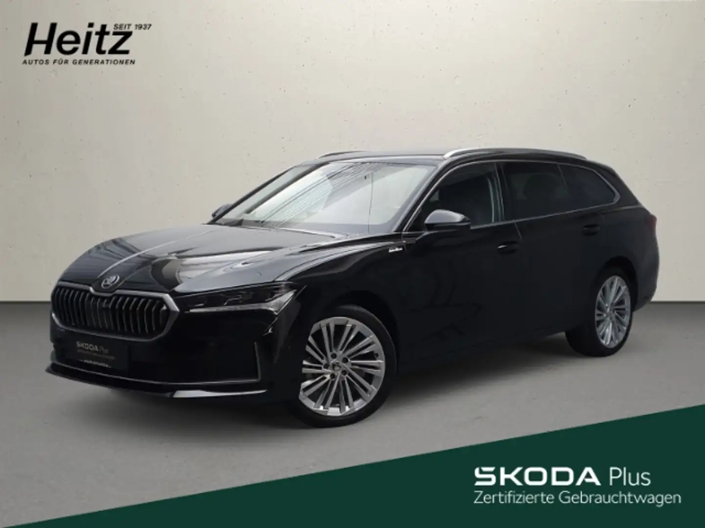 Skoda Superb Combi TDI DSG L&K Pano AHK Leder DCC Navi Schwarz - 1