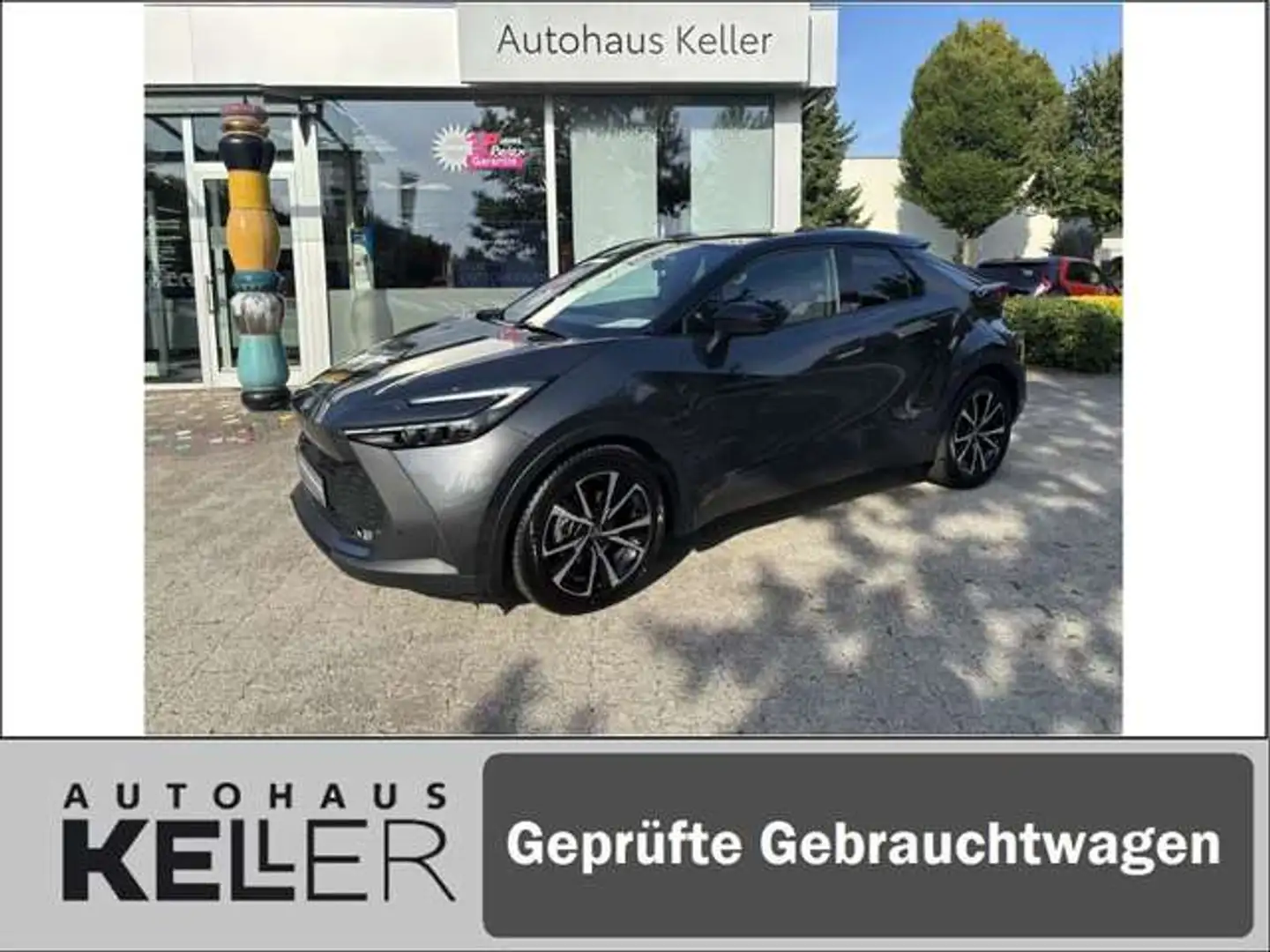 Toyota C-HR 1.8 Hybrid Team Deutschland Grau - 1