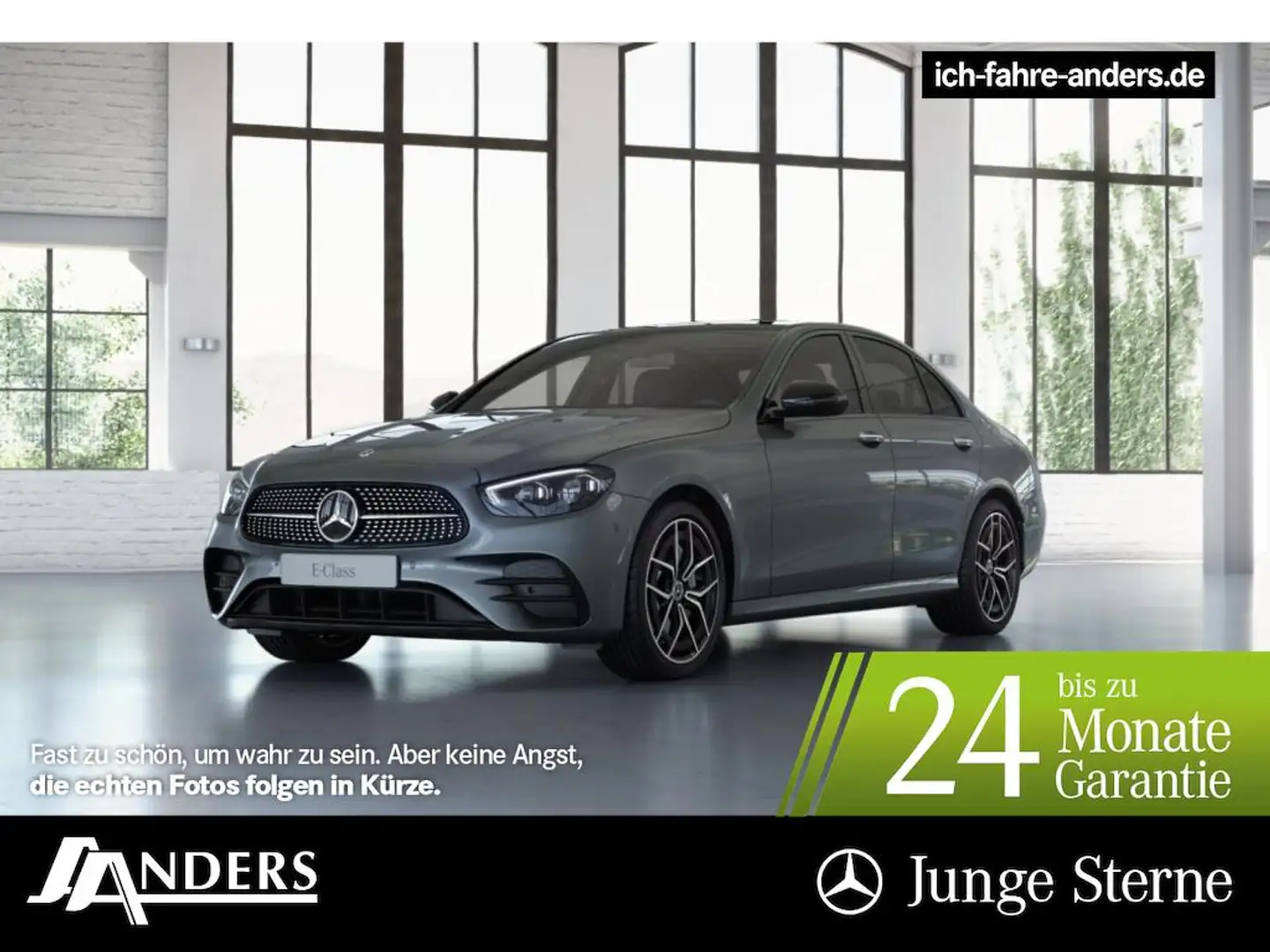 Mercedes-Benz E 220 d AMG+Pano+Burm+Distr+HUD+Key+Kam+M-BEAM Grau - 1