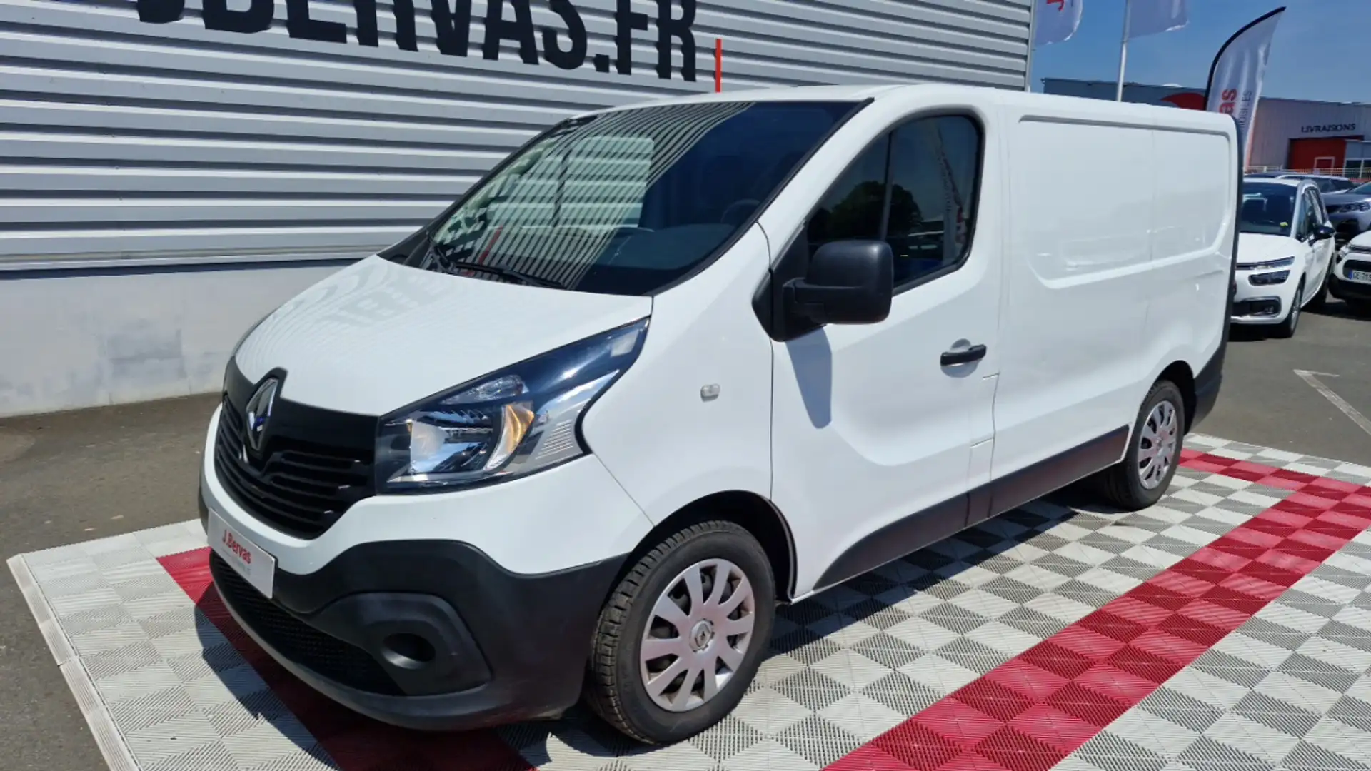 Renault Trafic l1h1 1000 kg dci 95 e6 grand confort Blanc - 2