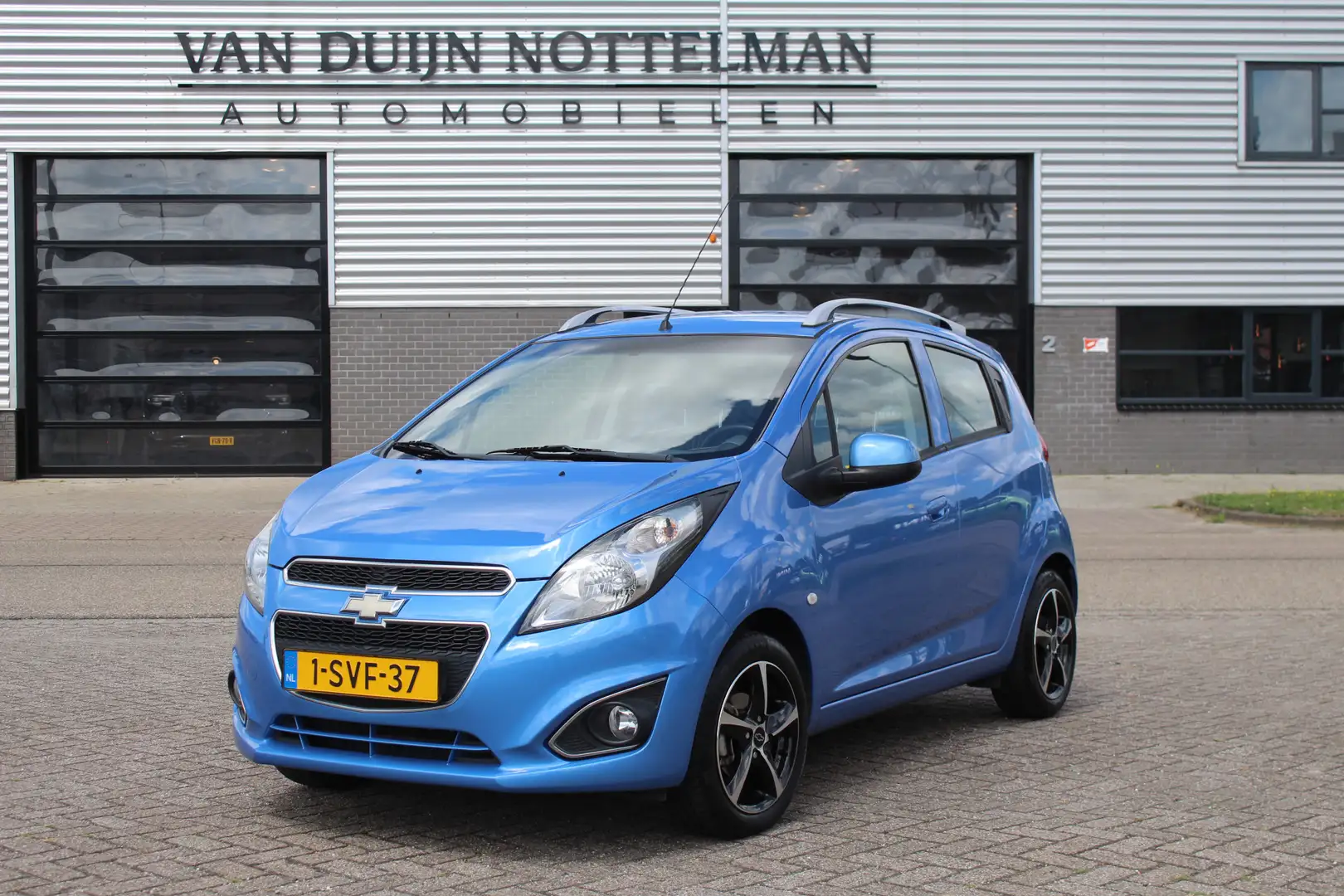 Chevrolet Spark 1.0 16V LS Bi-Fuel / Airco / LMV 15"/ N.A.P. Blauw - 1