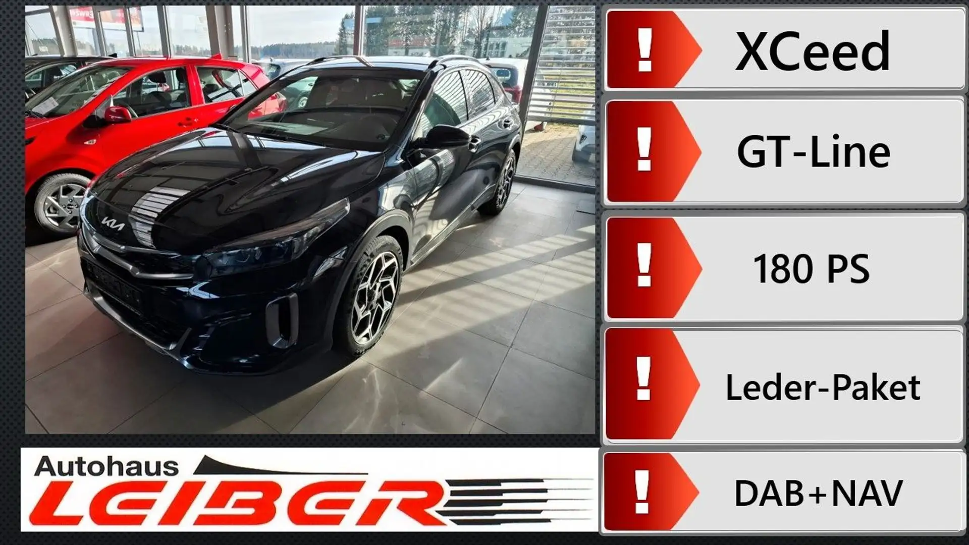 Kia XCeed 1.6T DCT GT Line*Leder Paket Schwarz - 1