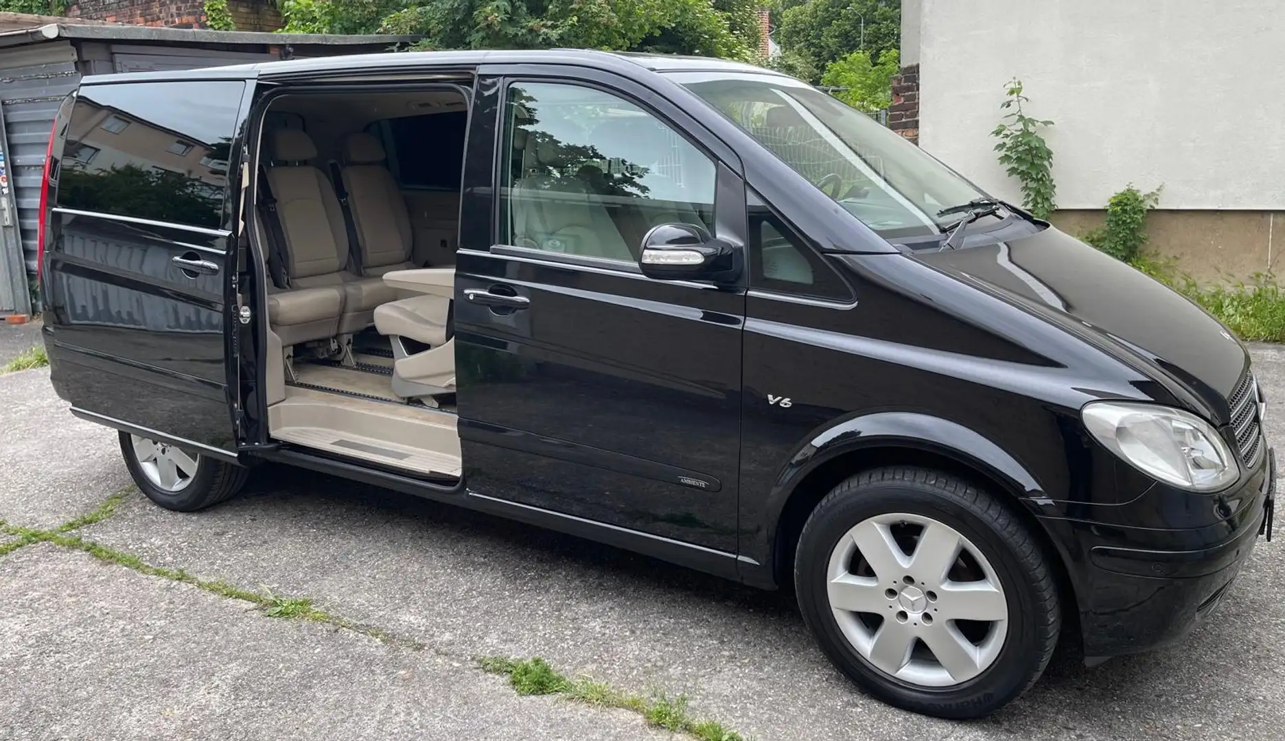Mercedes-Benz Viano 3.0 CDI lang Automatik Ambiente Voll**TÜV Neu*" Schwarz - 2
