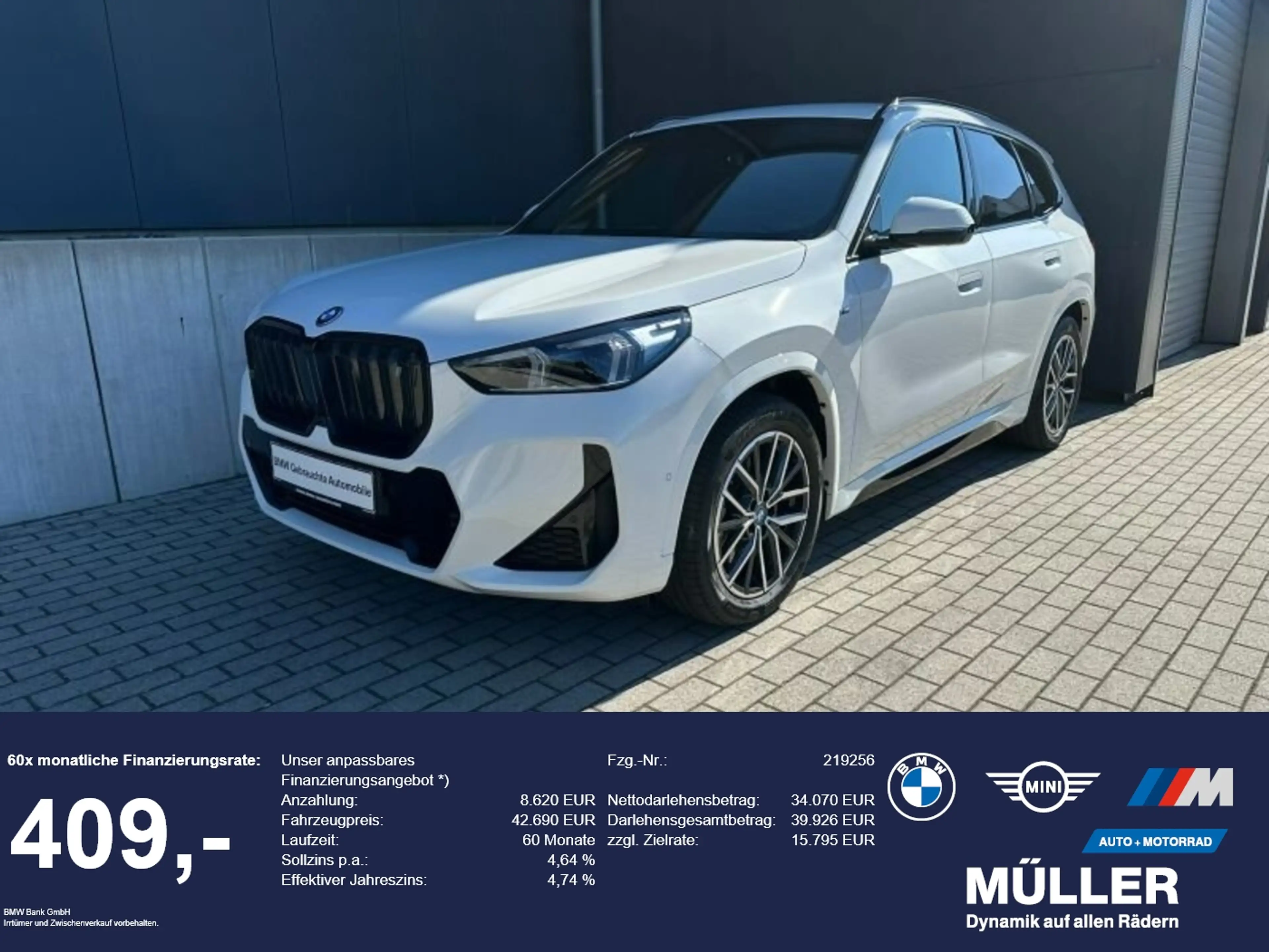 BMW iX1 xDrive30 M Sport AHK/LED+/HUD/A-SITZ/360CAM