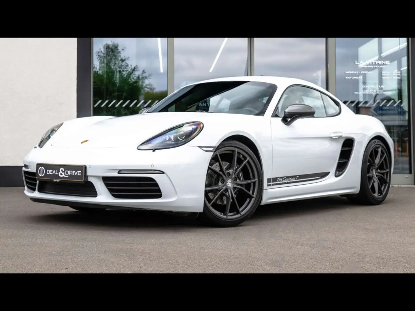 Porsche 718 Cayman T 2.0 MANUALCARRARA WHITE METALLICPCMABG Белый - 1