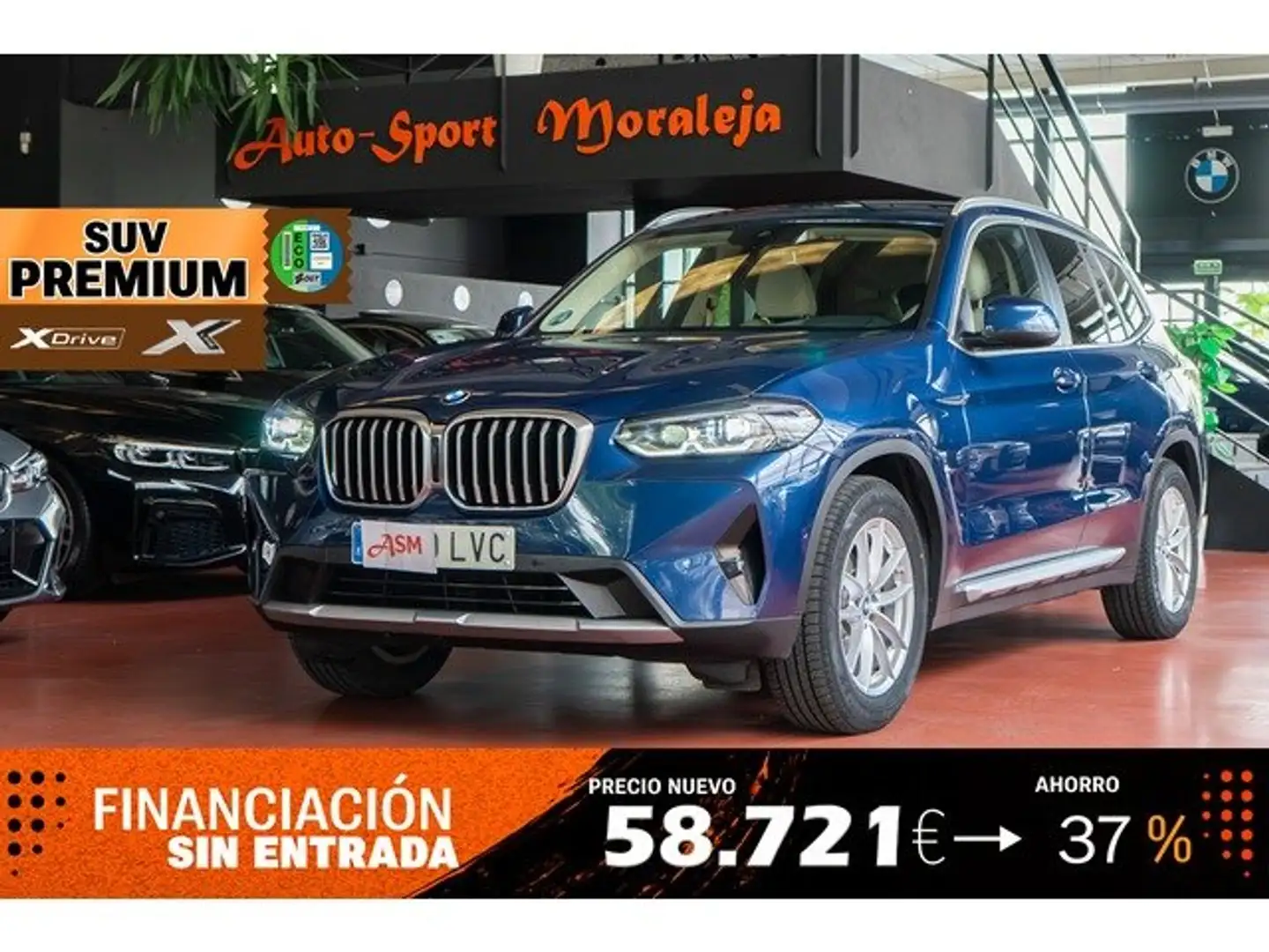 BMW X3 xDrive 20dA xLine Azul - 1