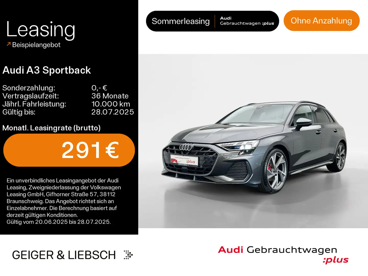 Audi A3 35 TFSI S-LINE*KAMERA*HUD*AHK*SONOS Gris - 1