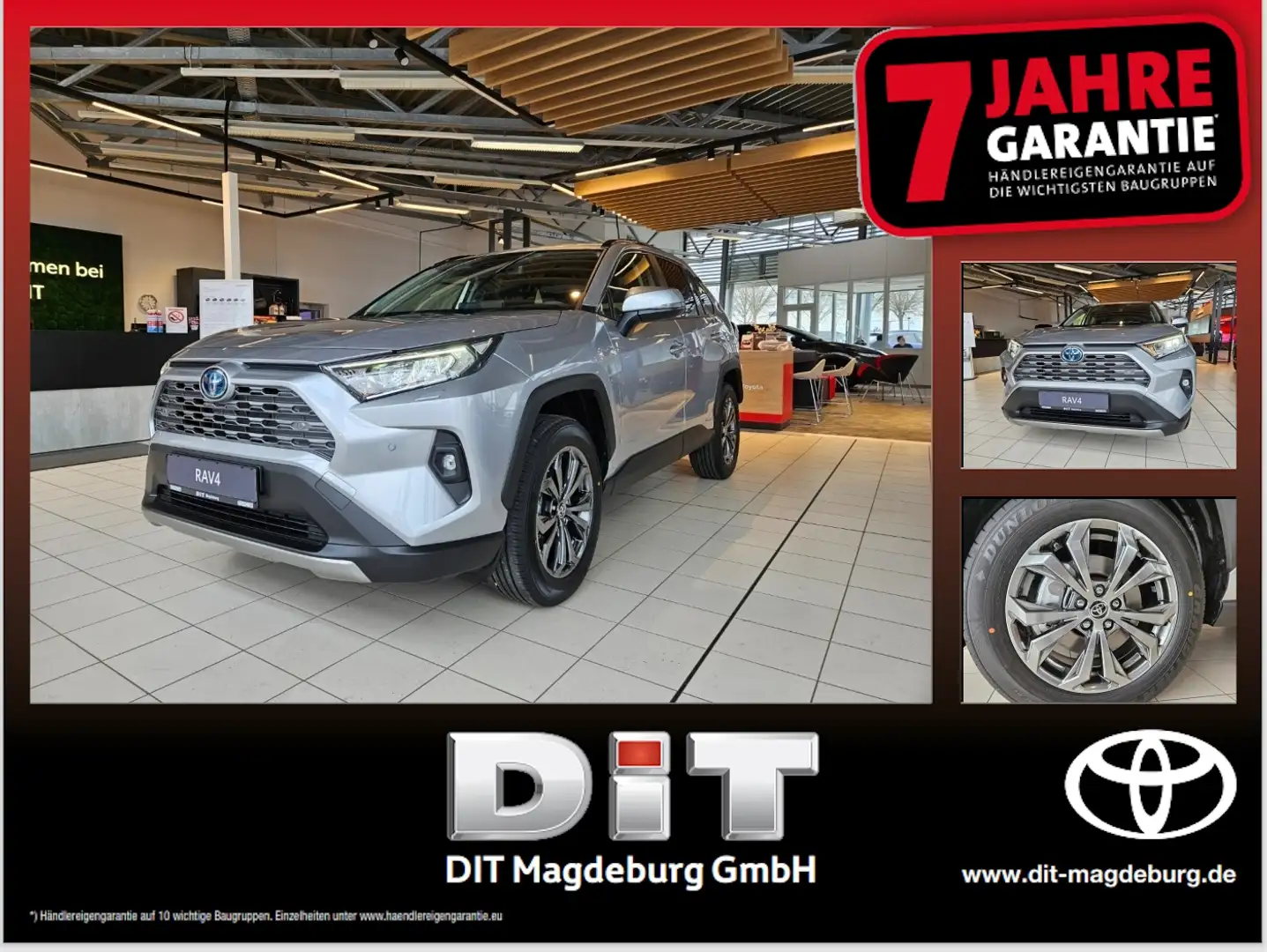 Toyota RAV 4 RAV4 2.5 Teamplayer ToteWinkelWarner,el.Heckkl. Plateado - 1