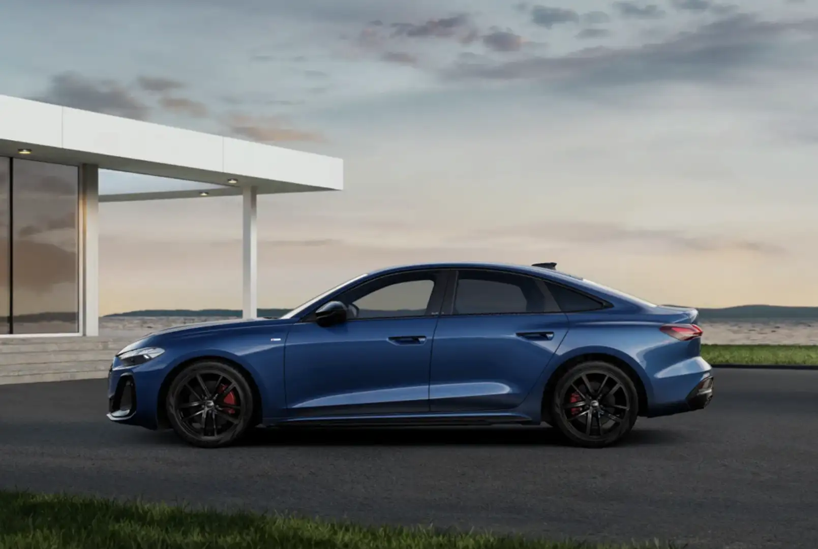 Audi A5 2.0TDI Black line S tronic 150kW Azul - 2