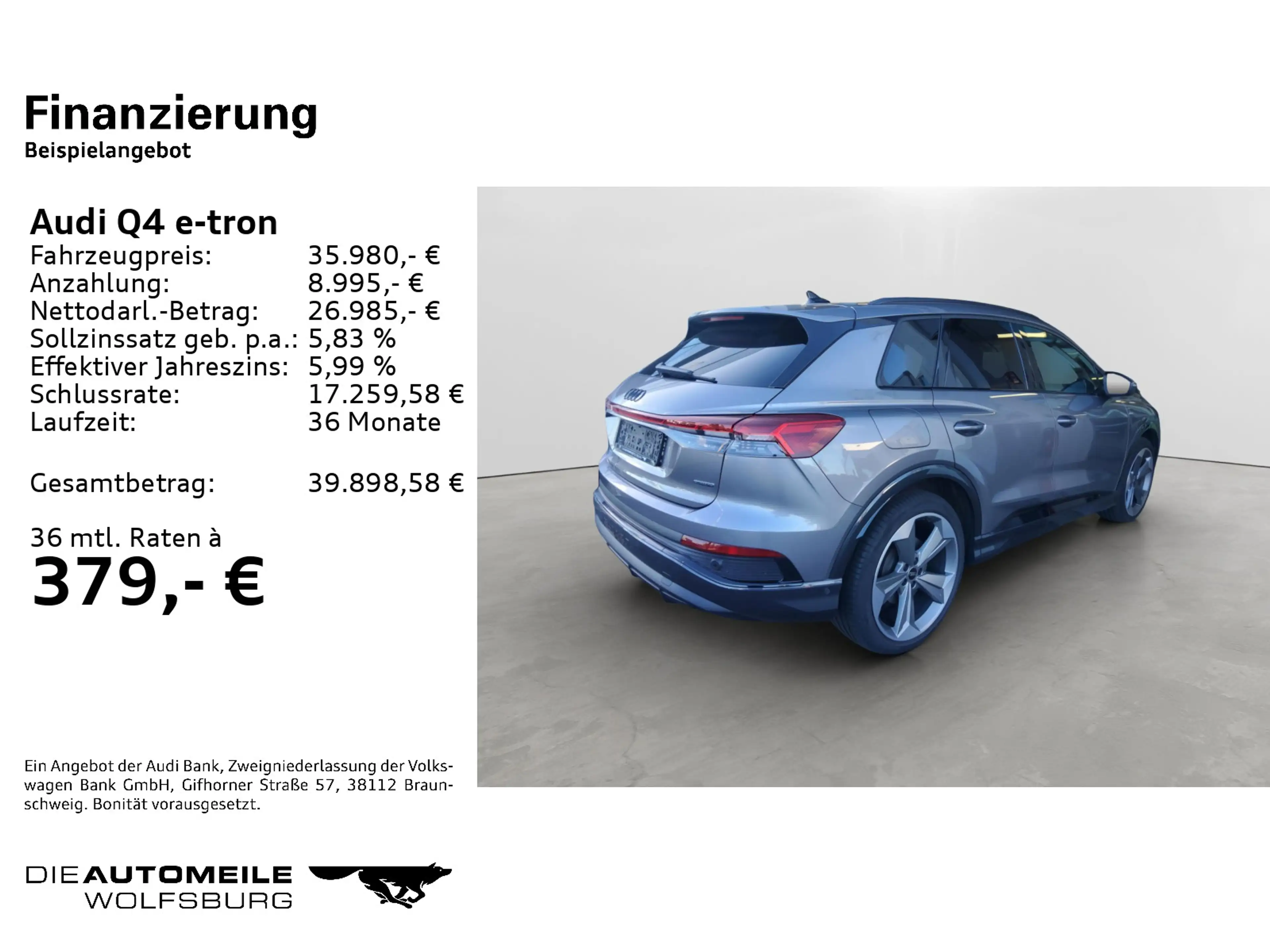 Audi Q4 e-tron Q4 50 e-tron S line SONOS/Matrix/Kamera — photo 2