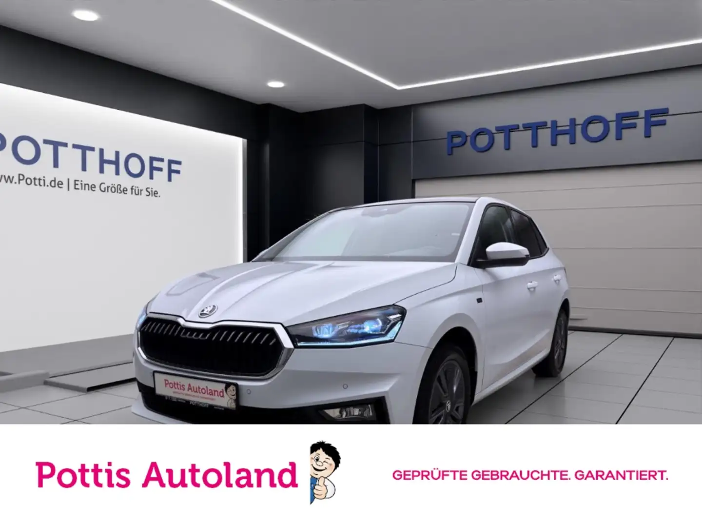 Skoda Fabia 1.0 TSI DSG SELECTION NAVI PANO KLIMA PDC Weiß - 1