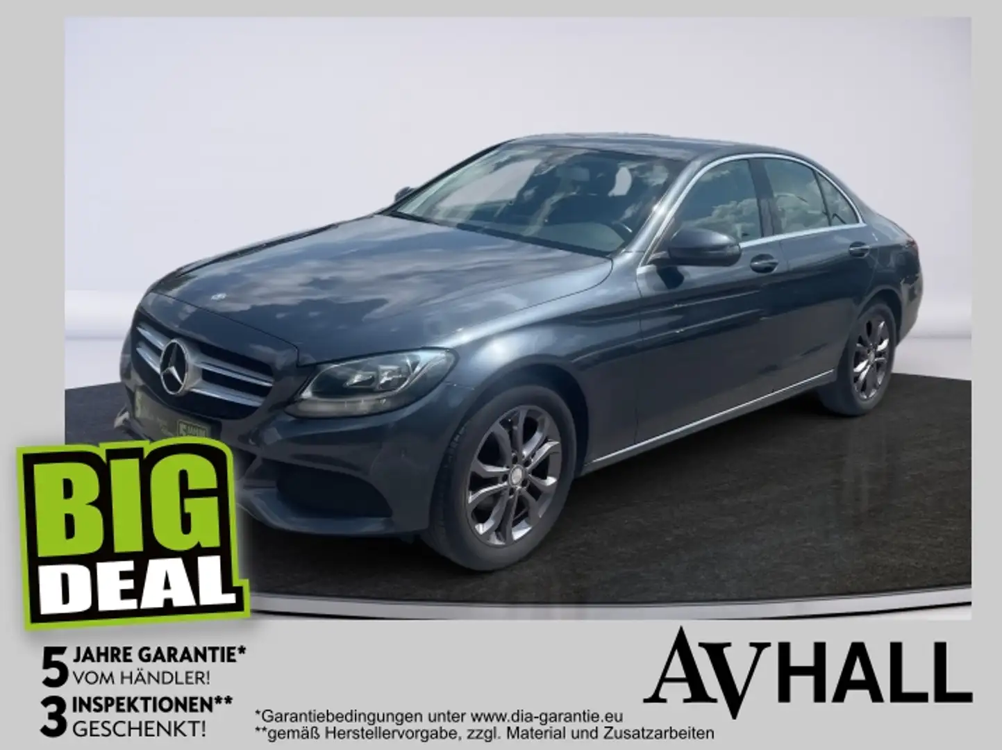 Mercedes-Benz C 180 Avantgarde KlimaA LM PDC ParkAss SHZ Grau - 1