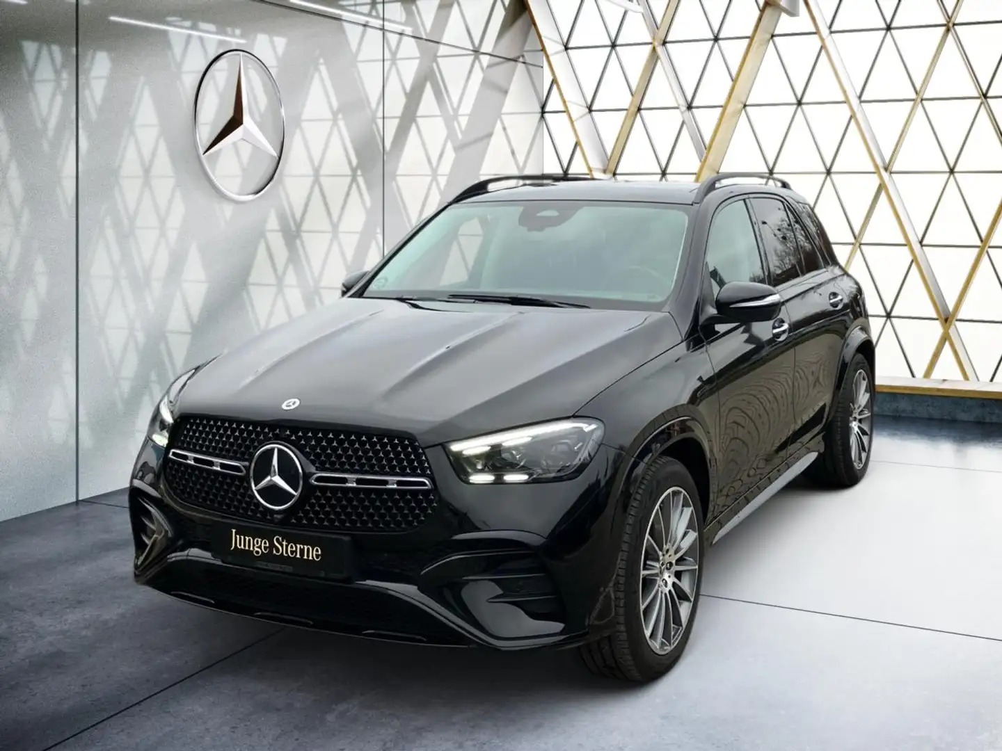 Mercedes-Benz GLE 450 d 4MATIC AMG Night*AHK*Pano*Airmatic*HUD Schwarz - 1