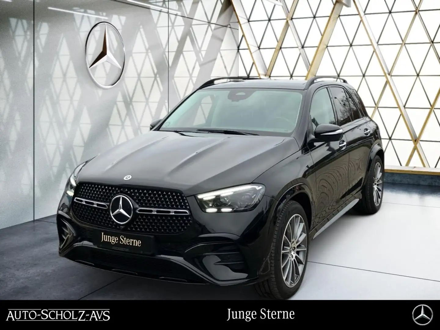 Mercedes-Benz GLE 450 d 4MATIC AMG Night*AHK*Pano*Airmatic*HUD Schwarz - 1