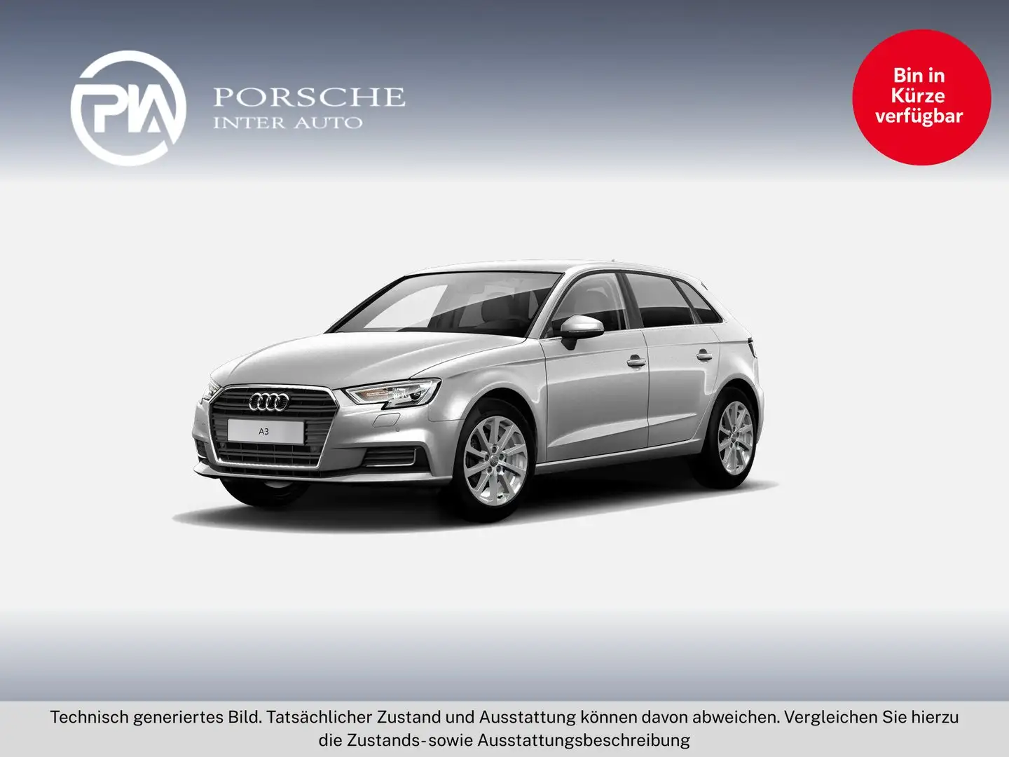 Audi A3 Audi A3 SB 1.6 TDI intense Silber - 1