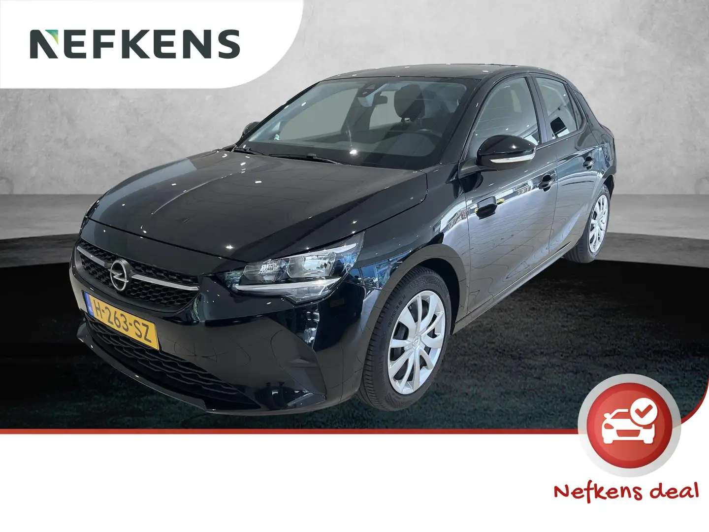 Opel Corsa 100pk Edition | 1ste eigenaar | AppleCarPlay | Arm Zwart - 1