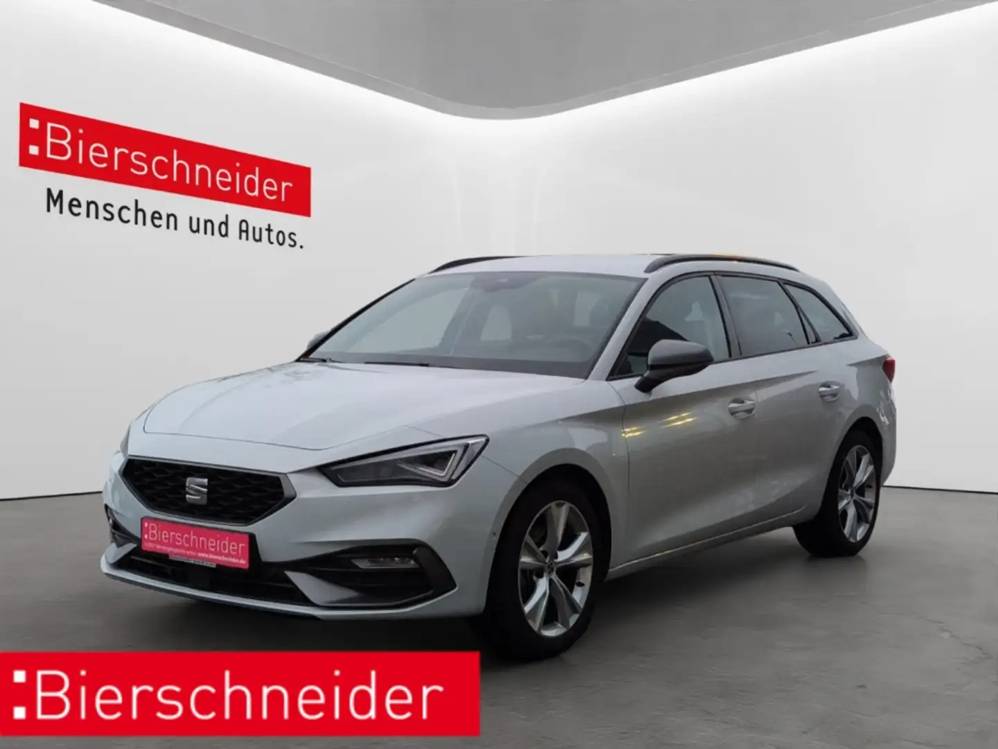 SEAT Leon Sportstourer 1.5 eTSI DSG FR MATRIX-LED NAVI SIDEA Weiß - 1