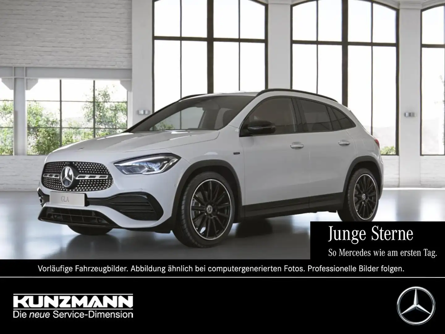 Mercedes-Benz GLA 250 e AMG Night Memory ParkP EasyP Burmester Weiß - 1