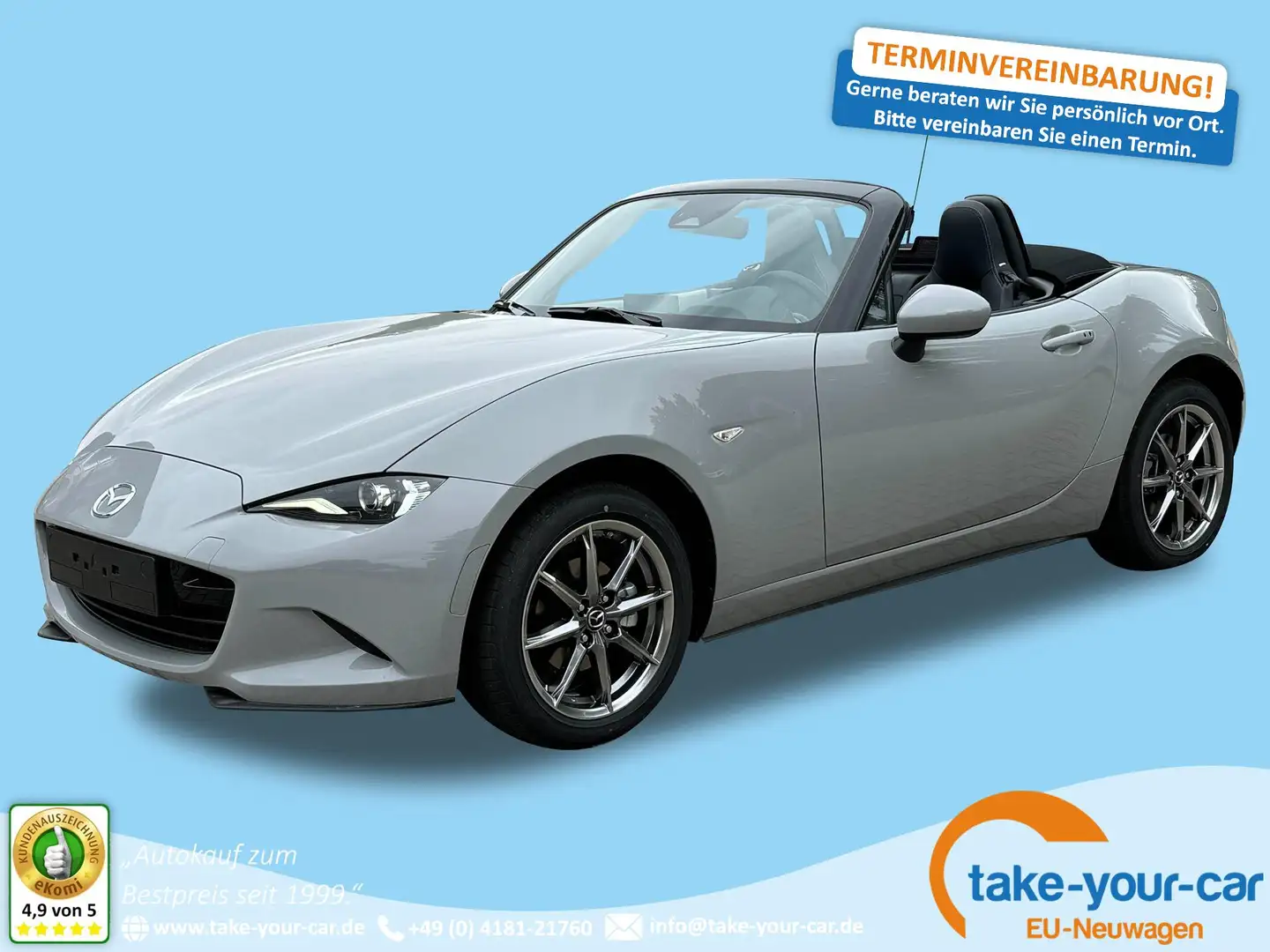Mazda MX-5 Prime-Line KLIMA+NAVI+PDC+VOLL-LED+16" ALU 1.5L... - 1