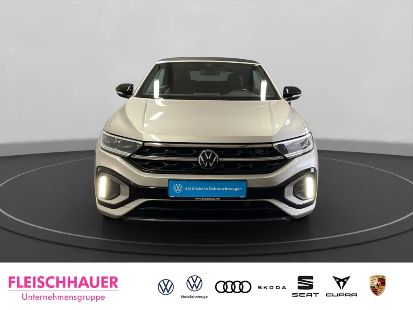 Volkswagen T-Roc 1.5 TSI Cabriolet R-Line LED StandHZG Navi DAB Key Silber - 2