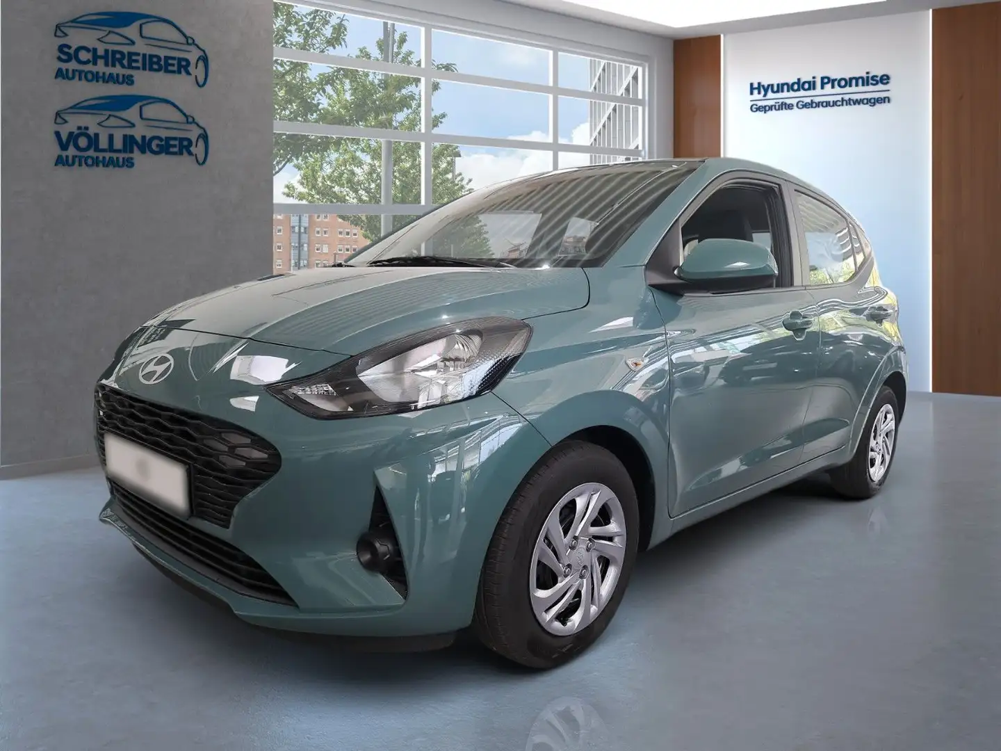 Hyundai i10 Select 1.0 63PS Benziner Grün - 1