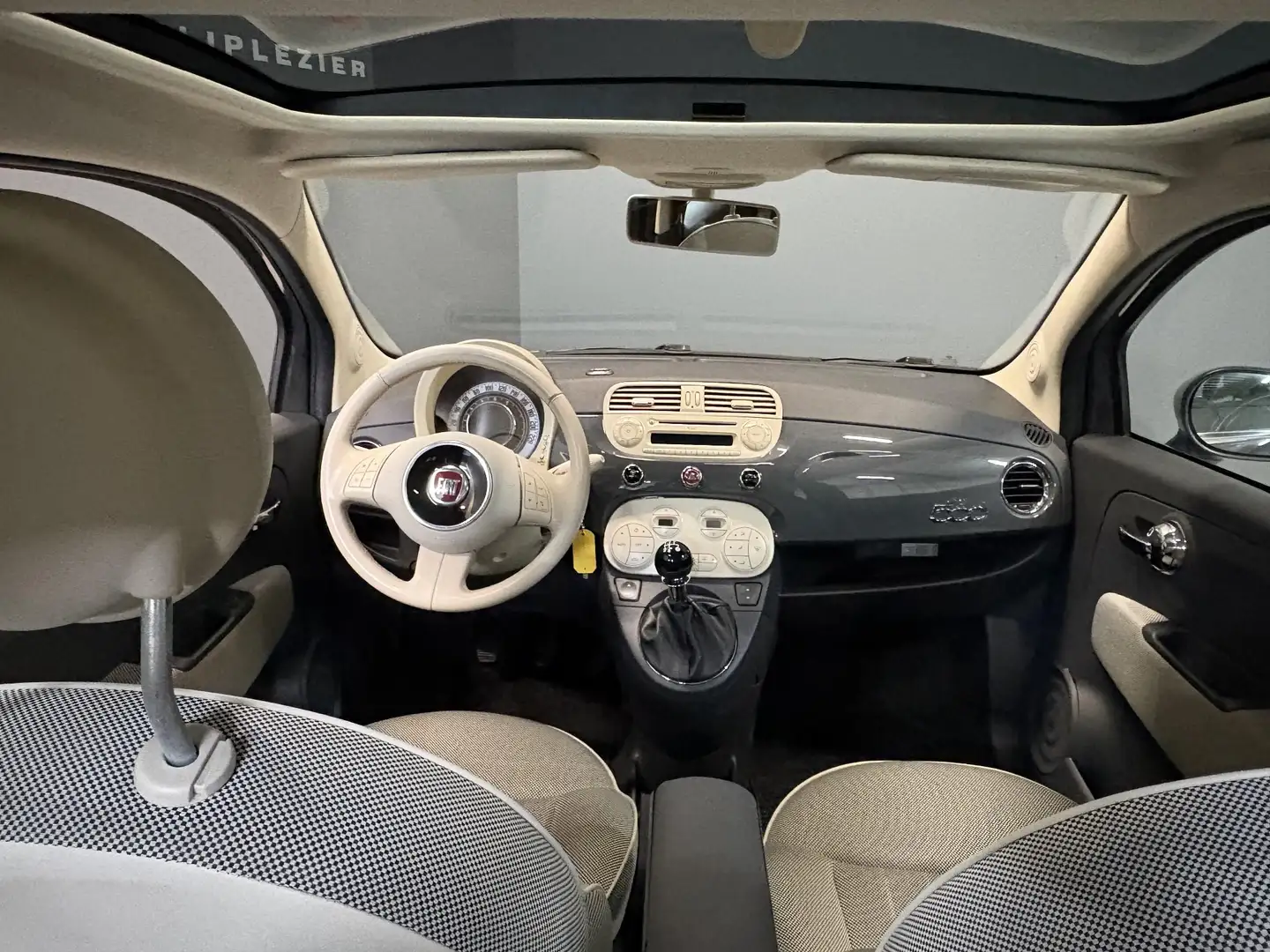 Fiat 500 1.2 Lounge Climate control, 16Inch L.M. velgen Gris - 2